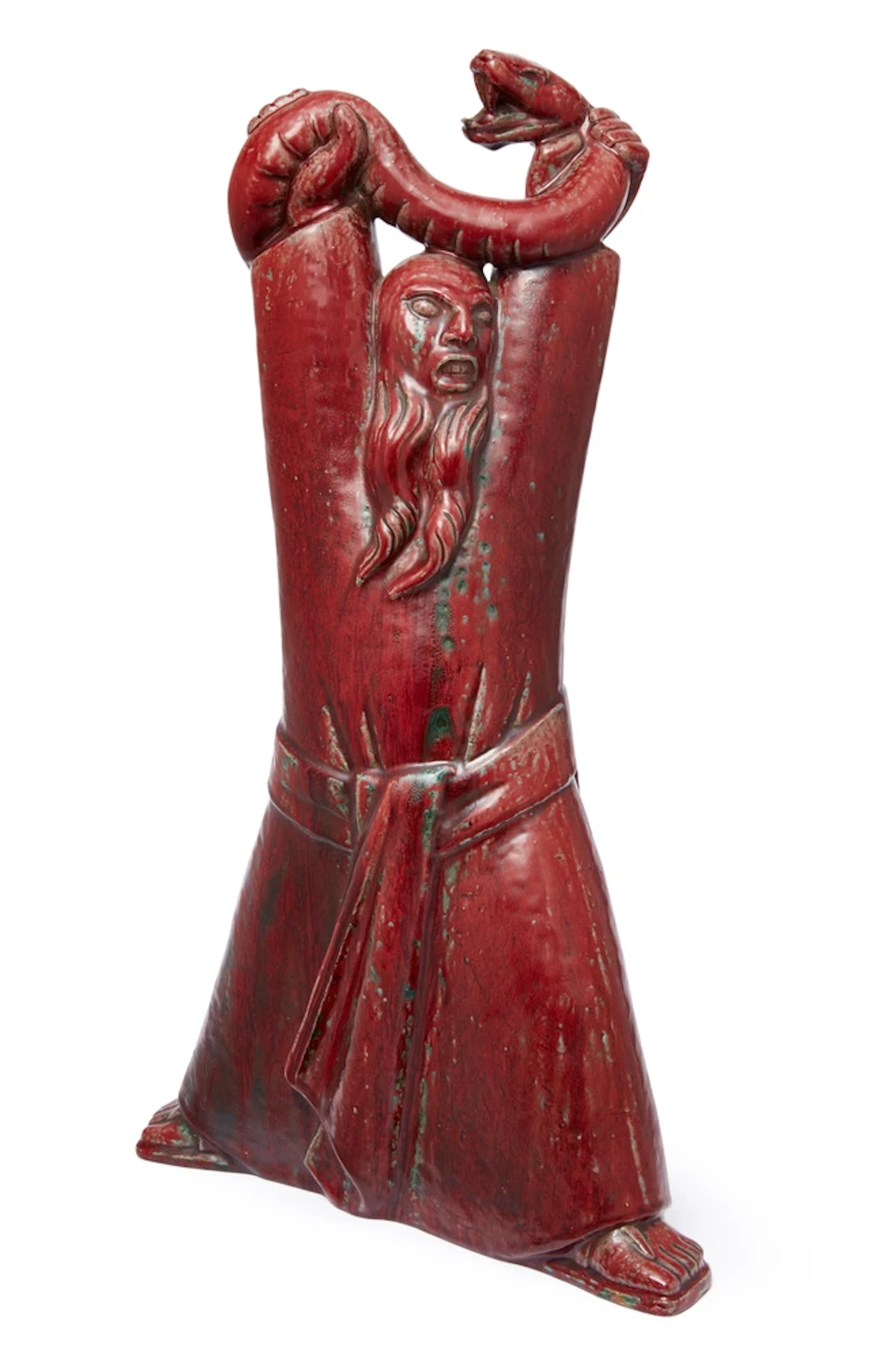 Jais Nielsen (1885-1961) for Royal Copenhagen Moses and the Serpent sculpture