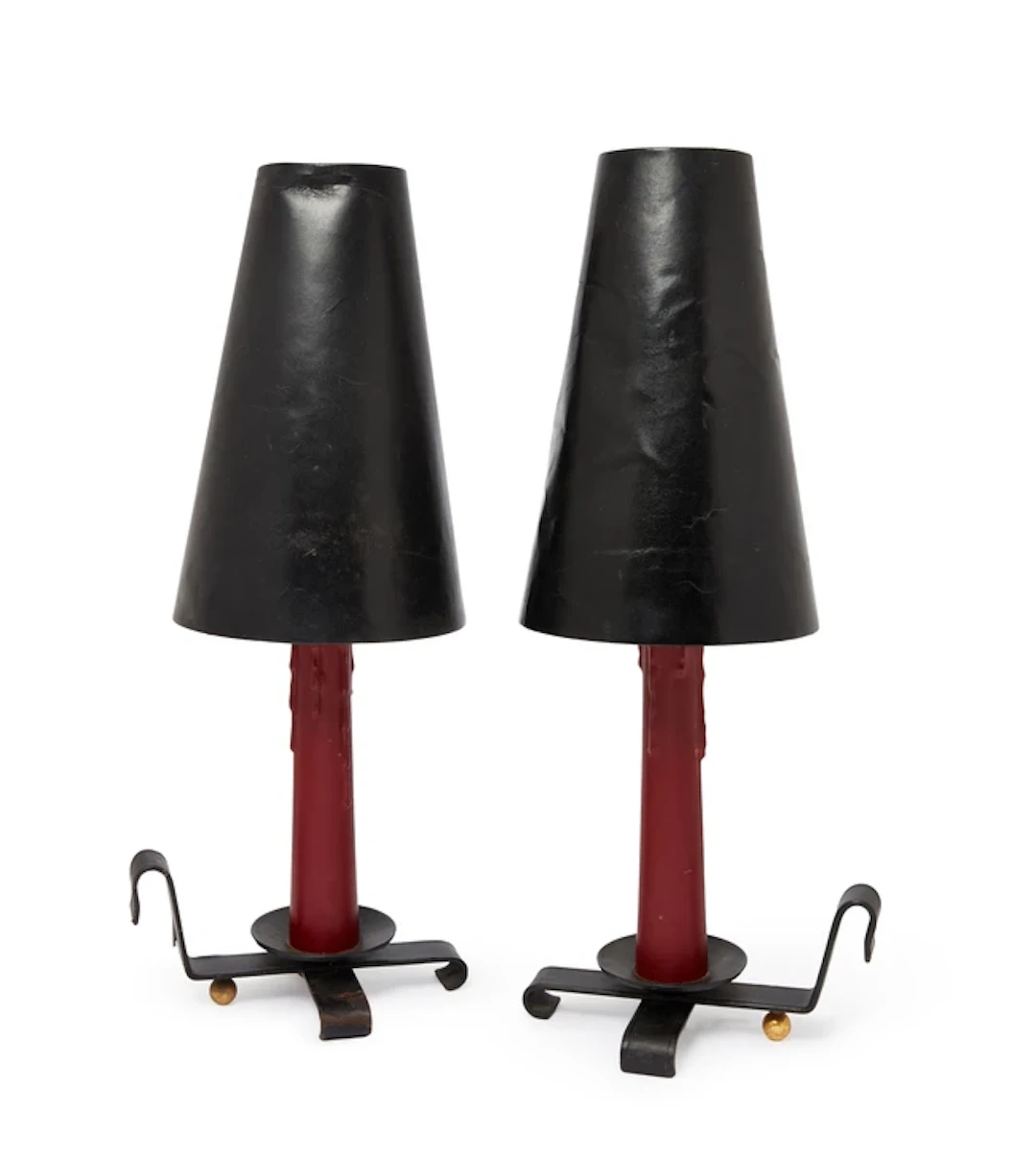 French Pair of table lamps