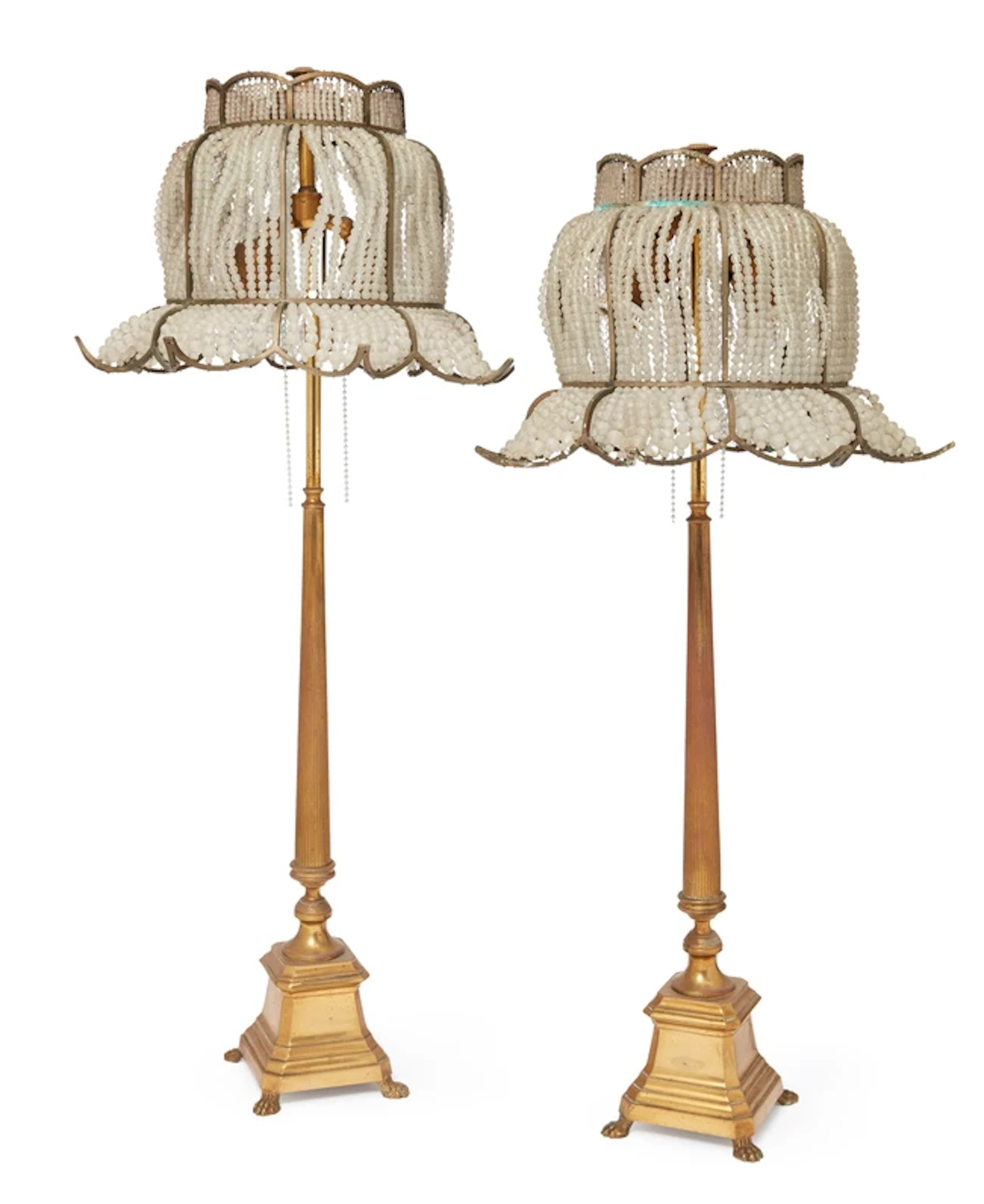 French Two table lamps