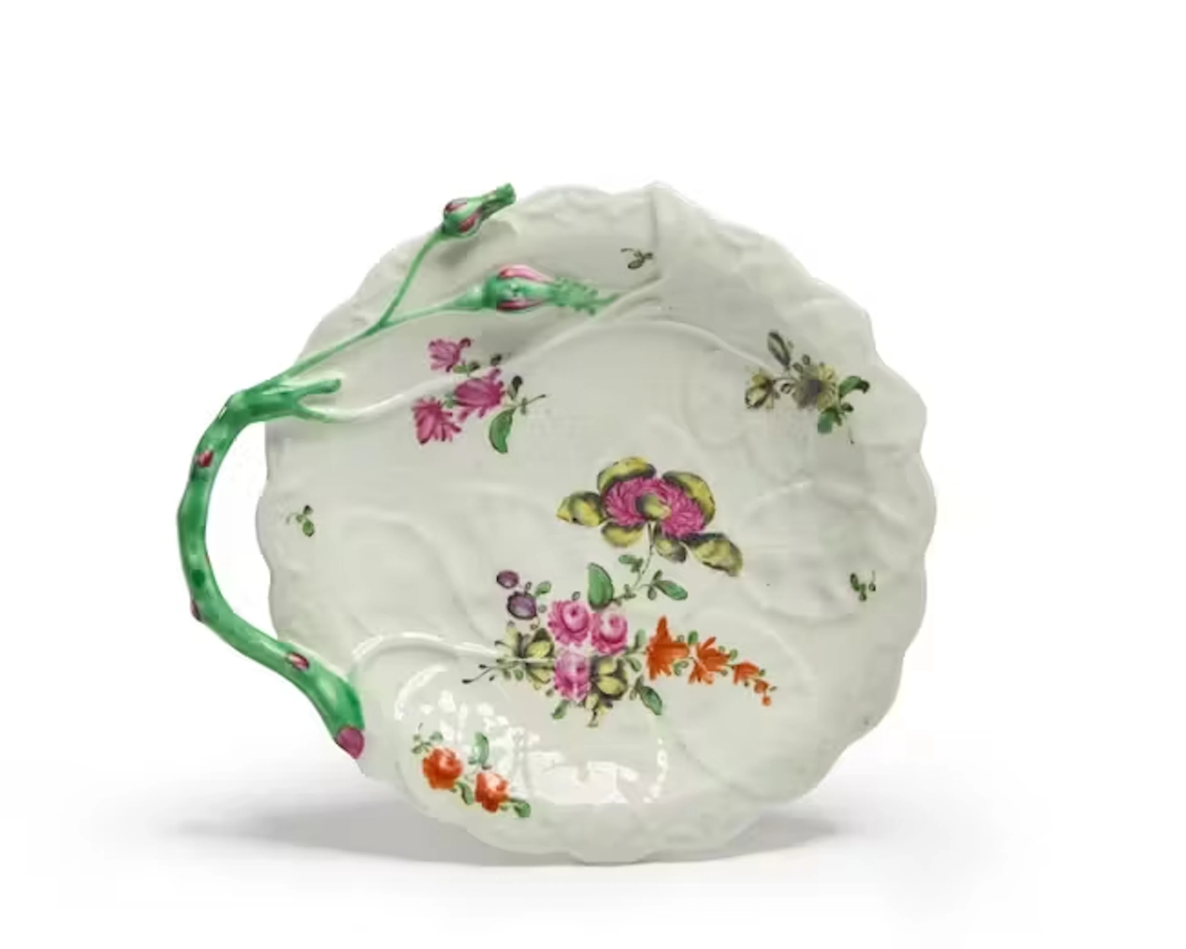 A Worcester porcelain ‘Blind Earl’ pattern sweetmeat dish