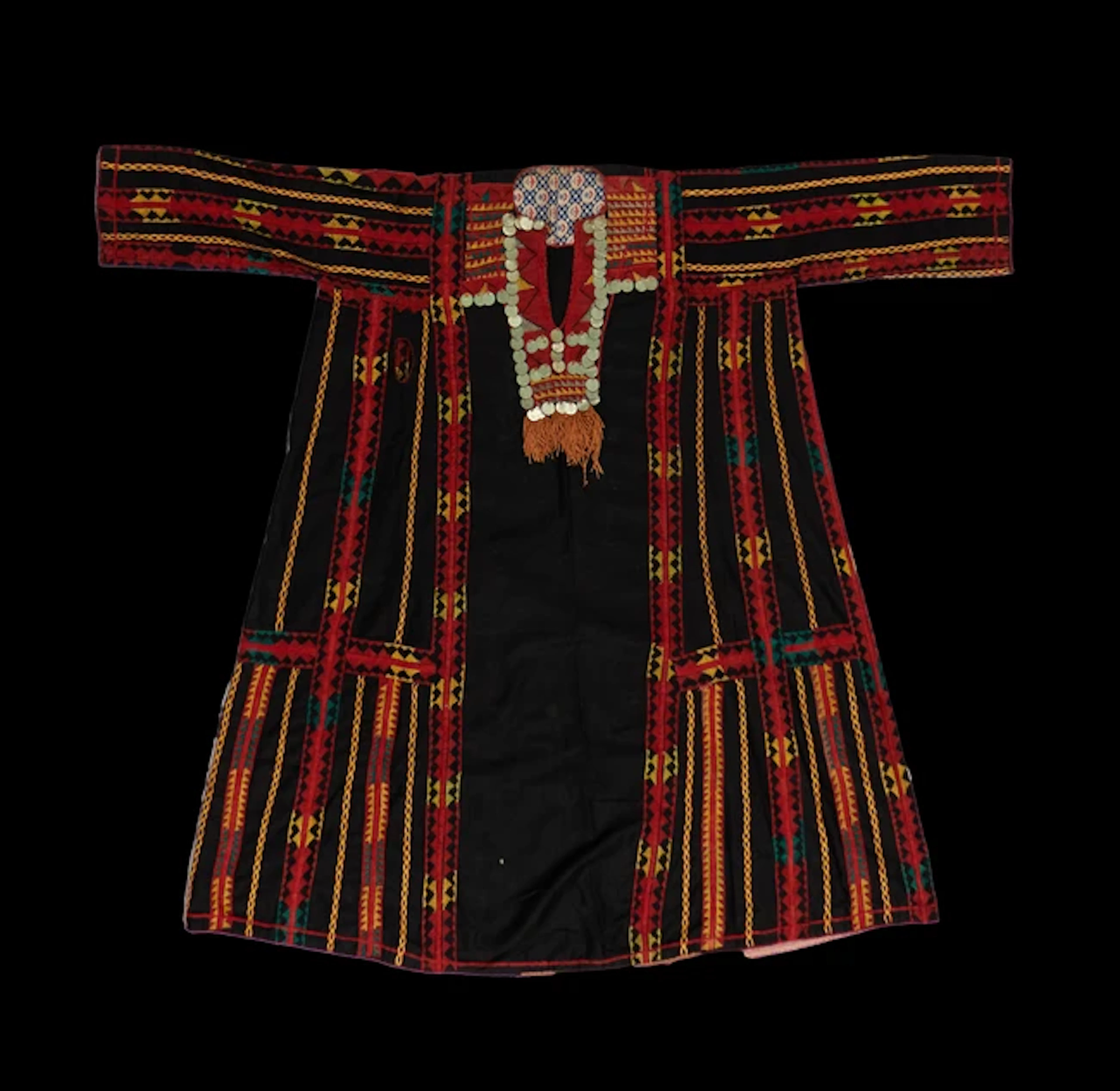 An embroidered robe