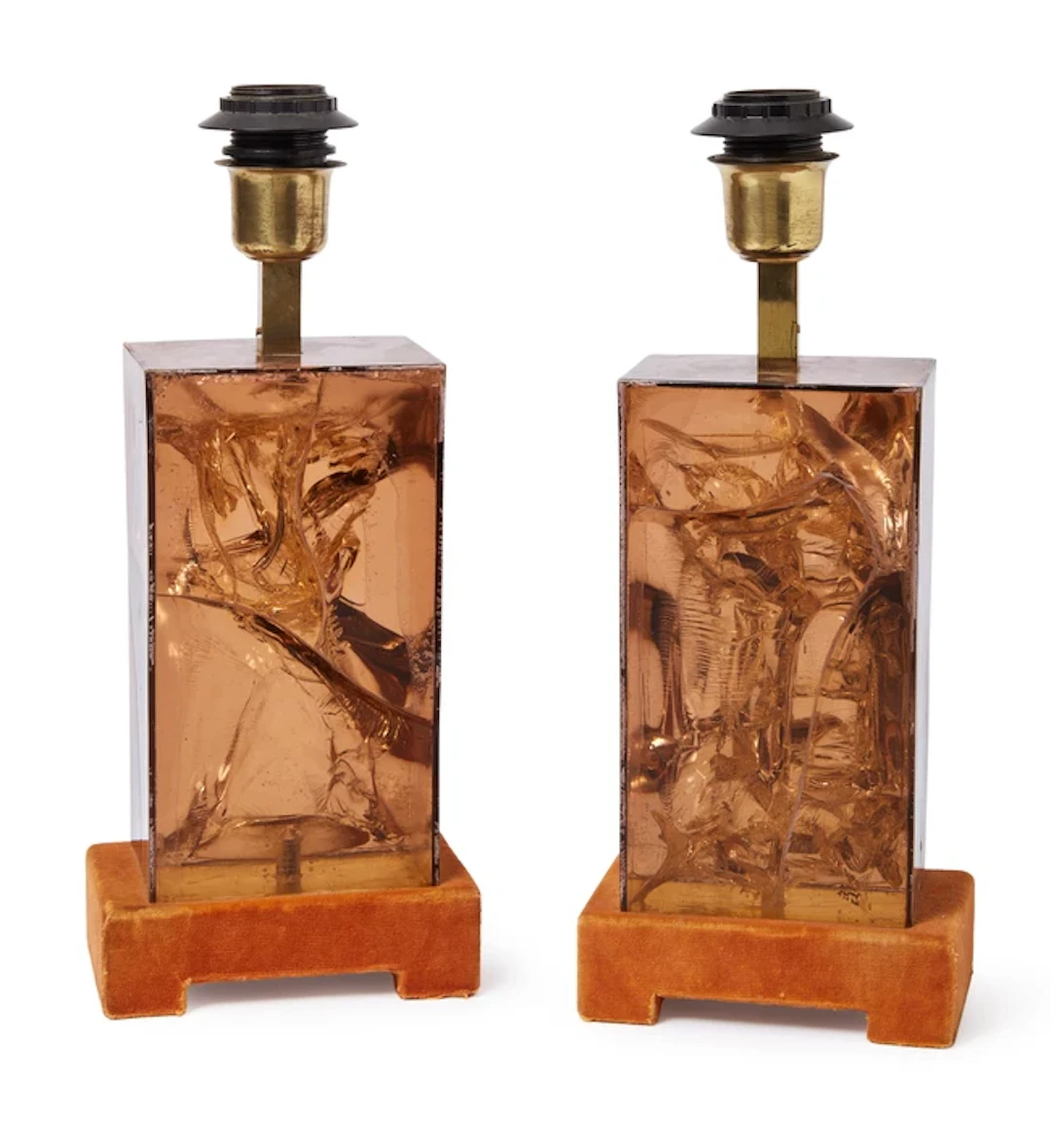 Manner of Pierre Giraudon Pair of table lamps