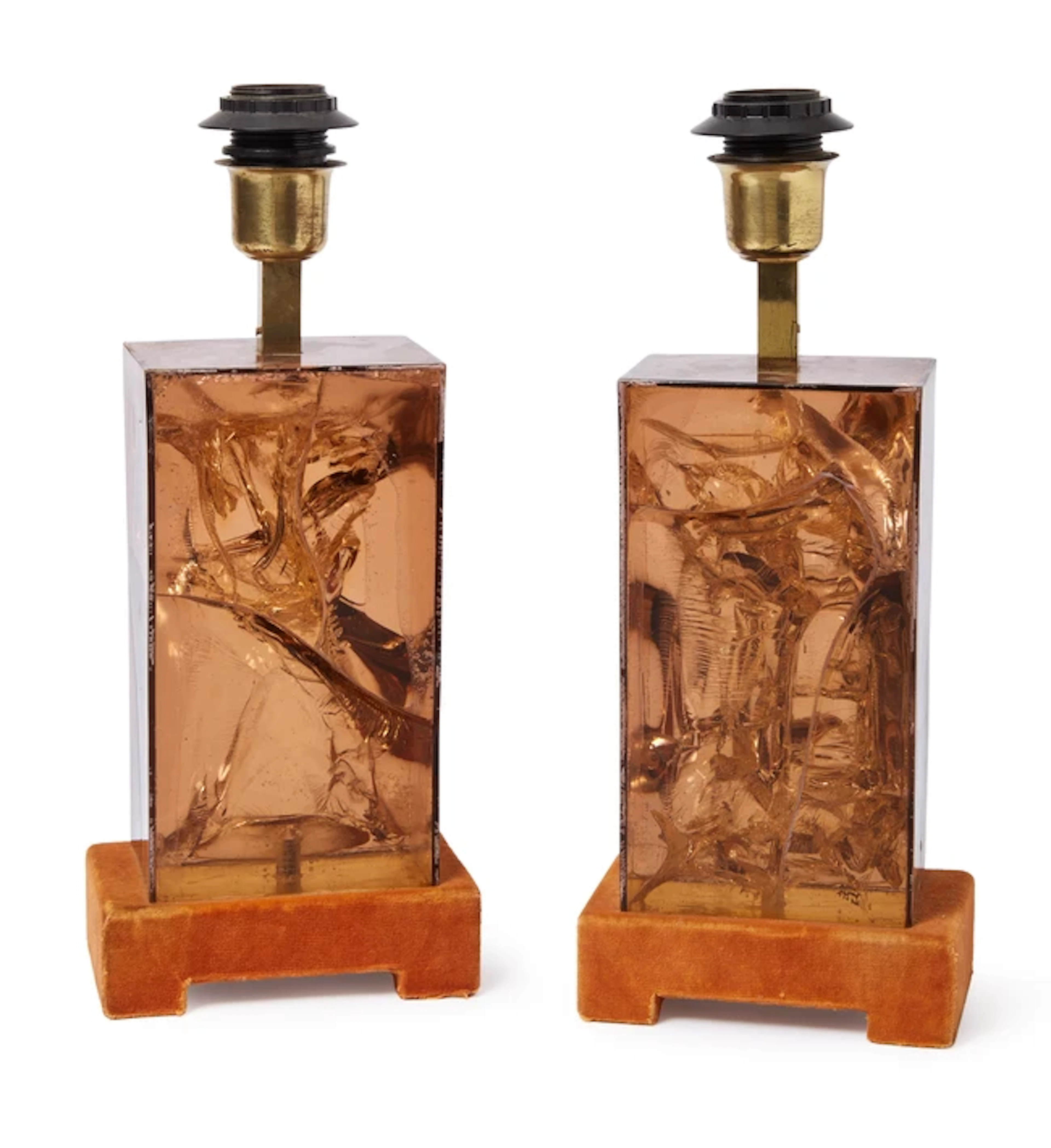 Manner of Pierre Giraudon Pair of table lamps