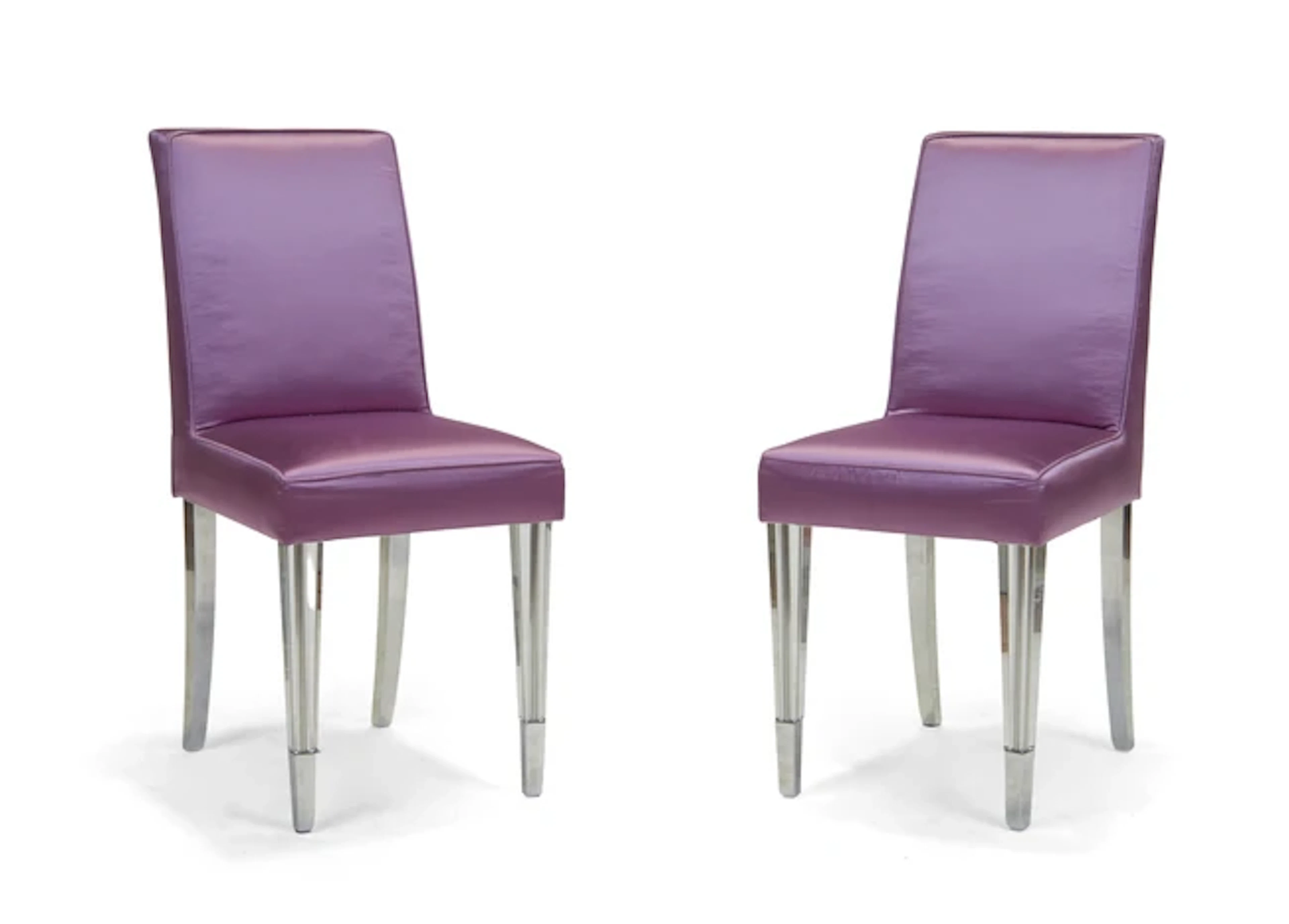 Philippe Starck (b.1949) for Baccarat Scarce pair of Darkside chairs
