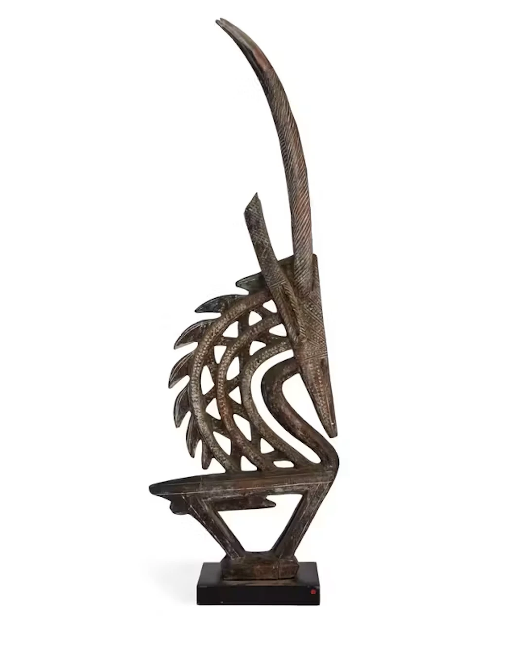 A Bambara male antelope headdress