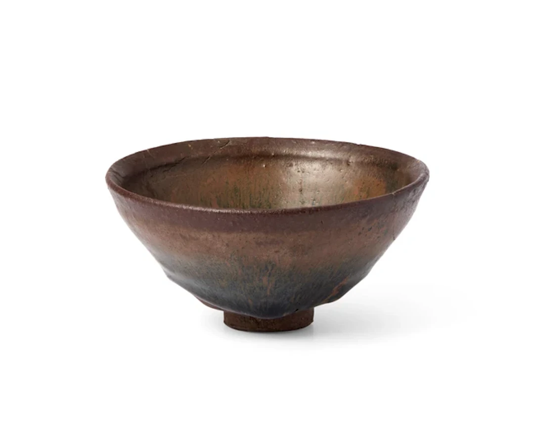 A Chinese Jianyao 'hare's fur' tea bowl Song dynasty The...