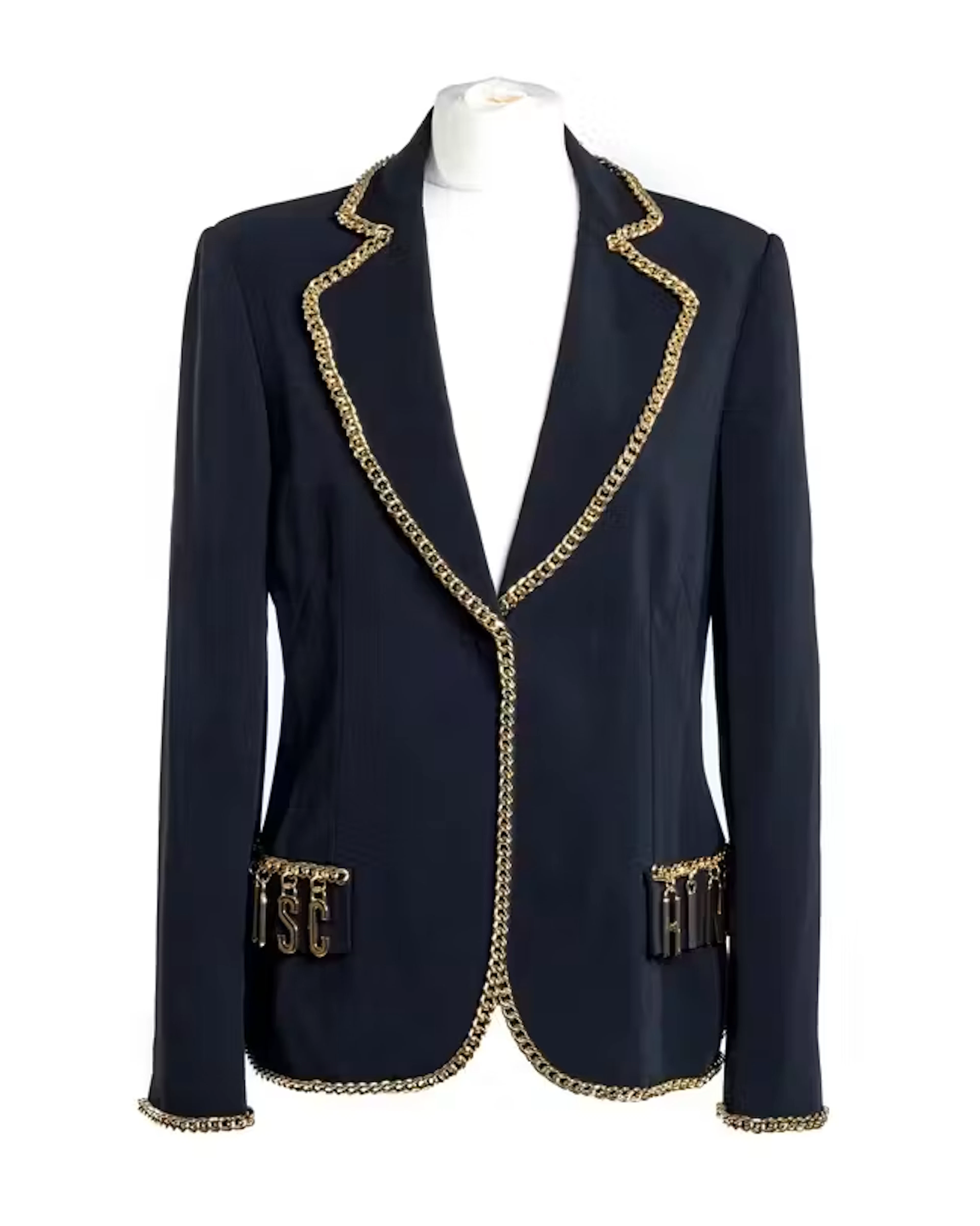 Moschino Couture! A rare Moschino black suit jacket