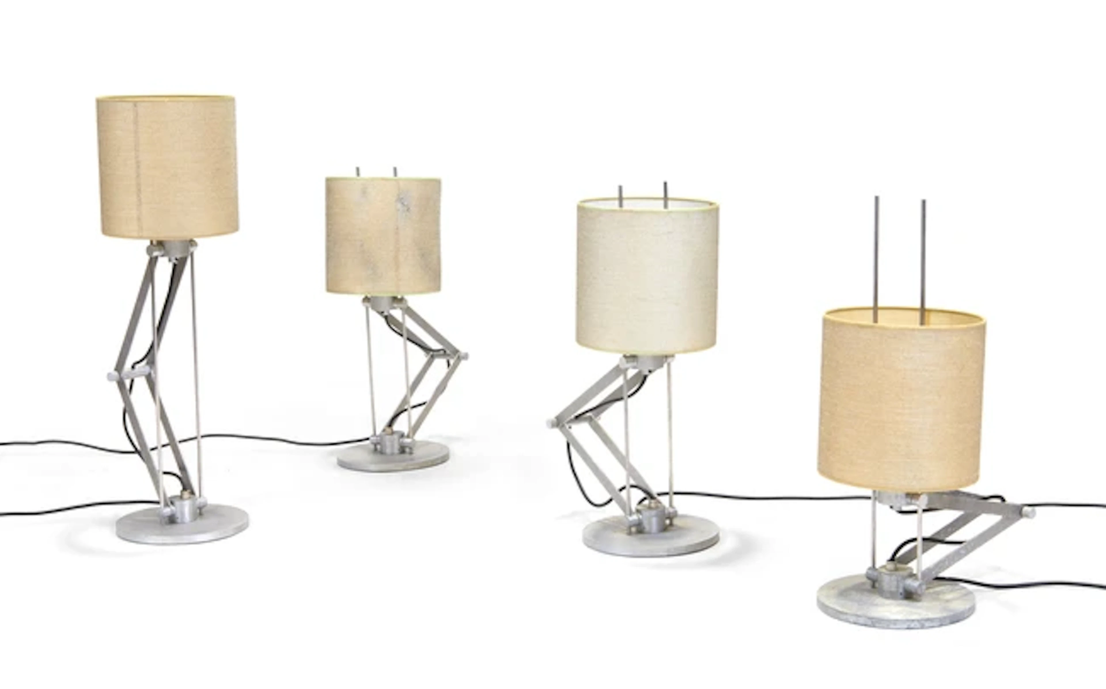 Modular Lighting Four 'Nomad' desk lamps