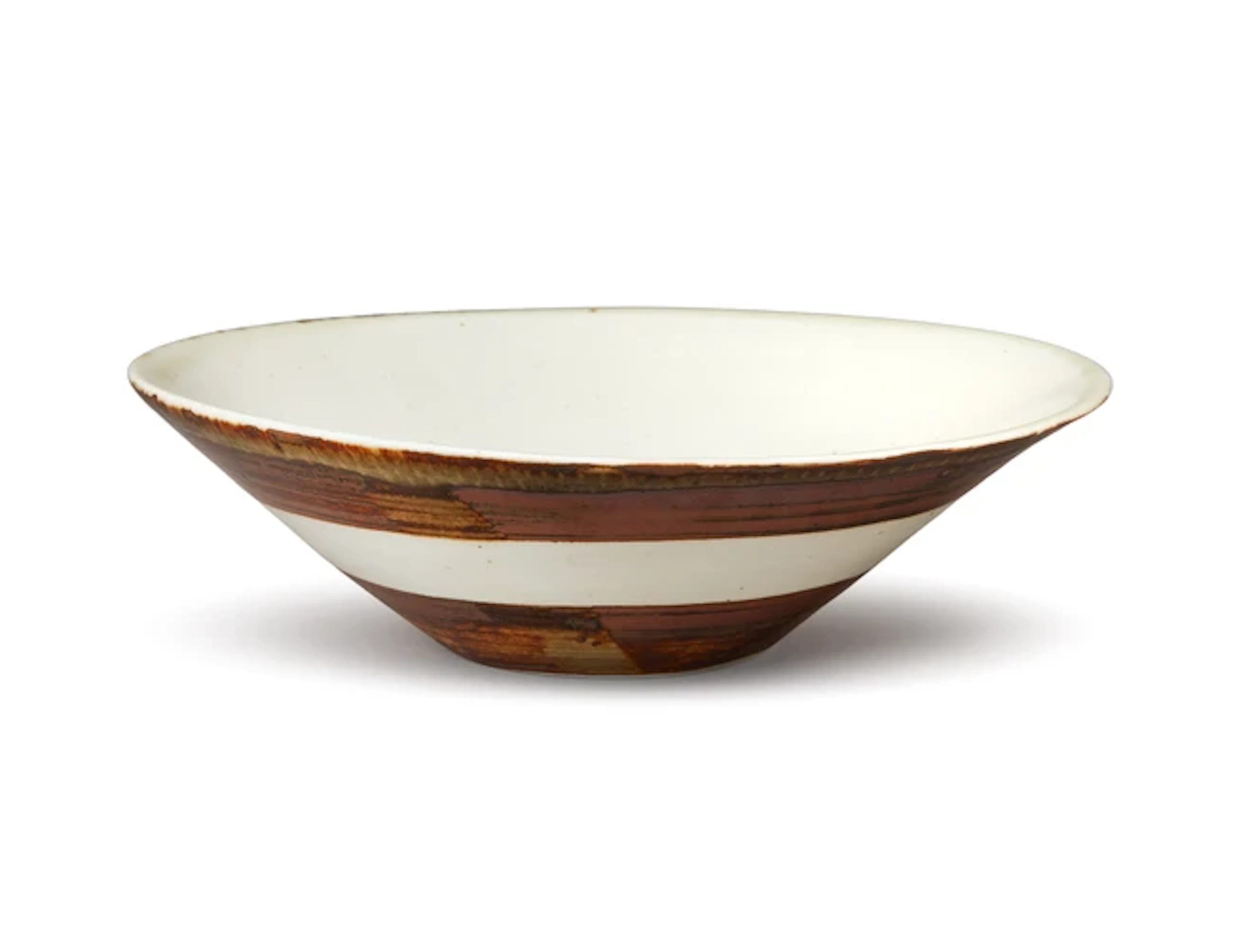 Bernard Leach (1887-1979) Bowl with painted flying bird...