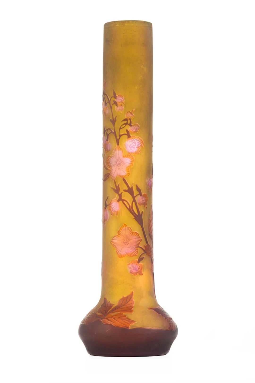 Gallé Vase with foliate decoration