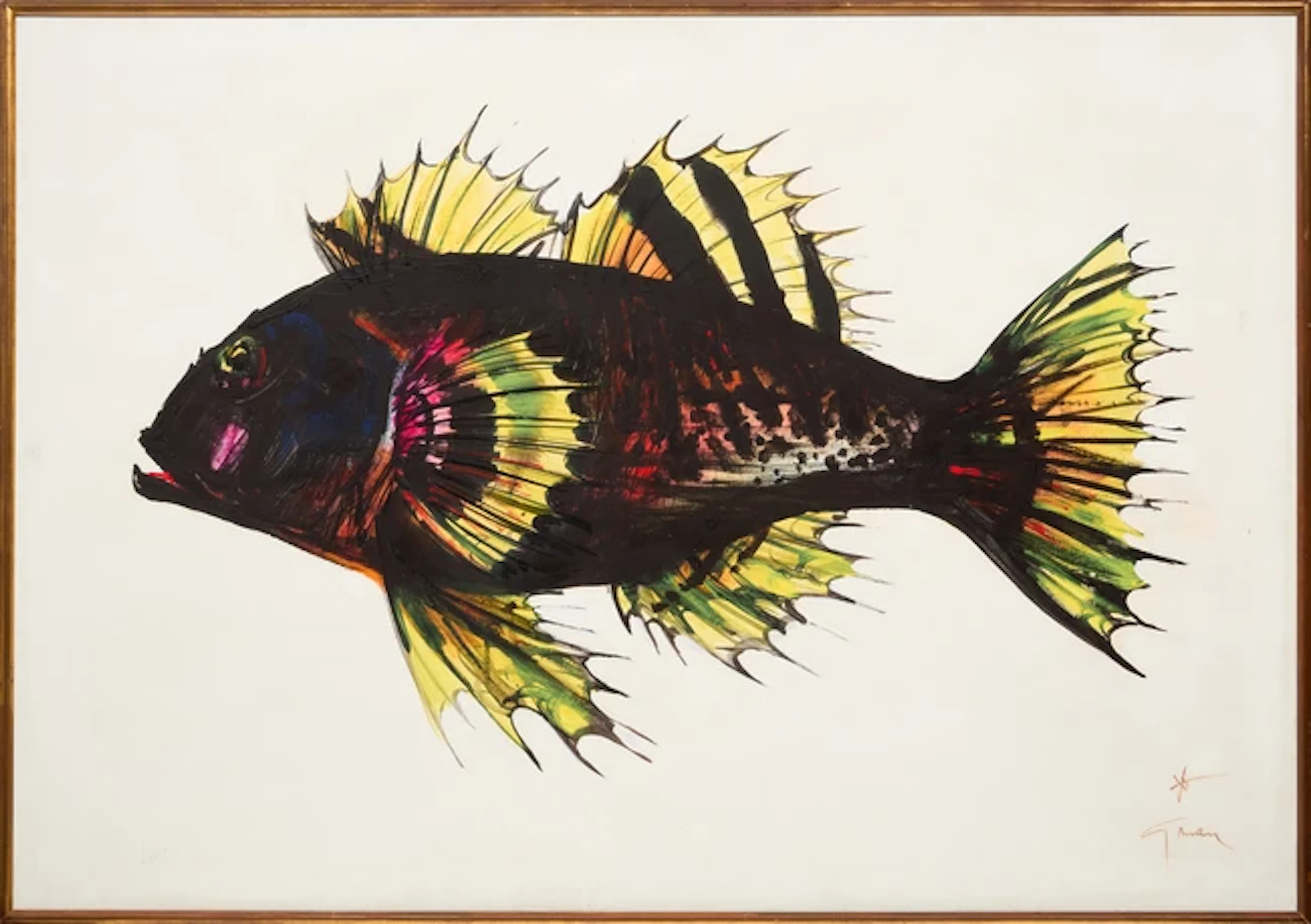 René Gruau (French 1909-2004) Poisson