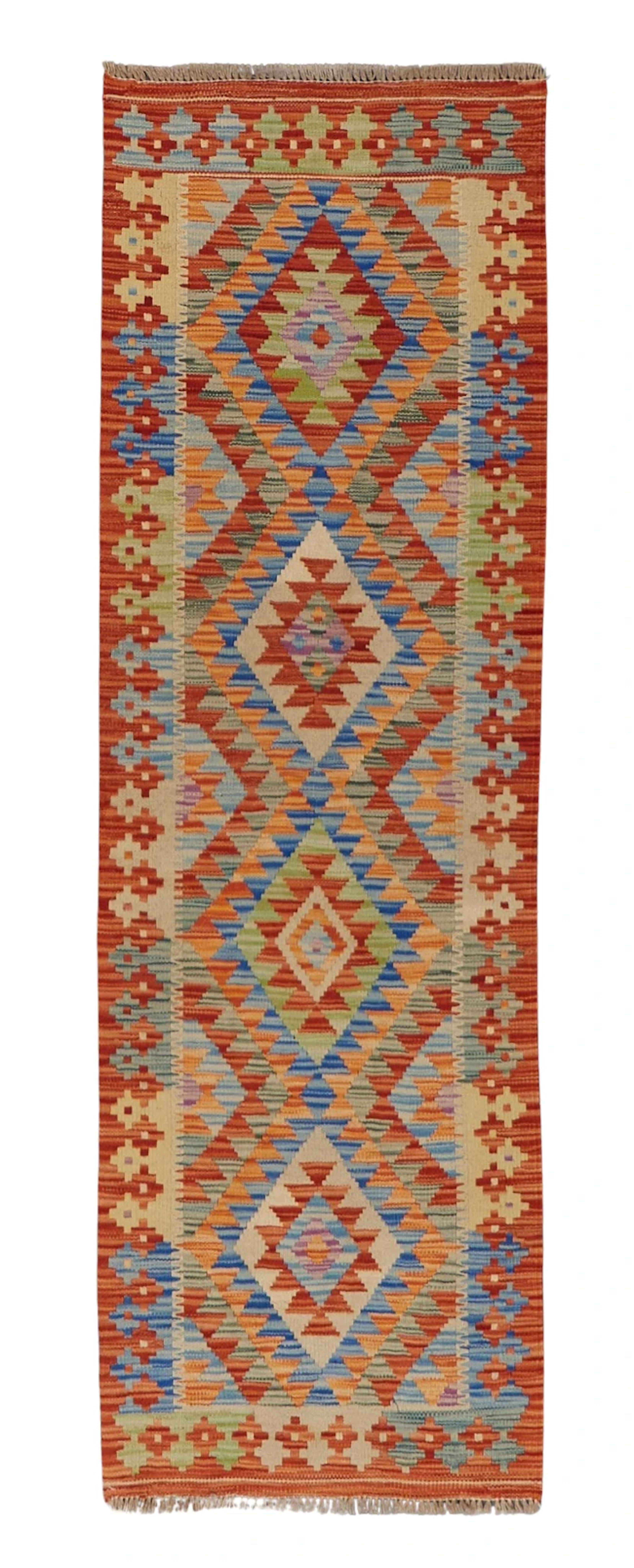 An Afghan Kilim runner