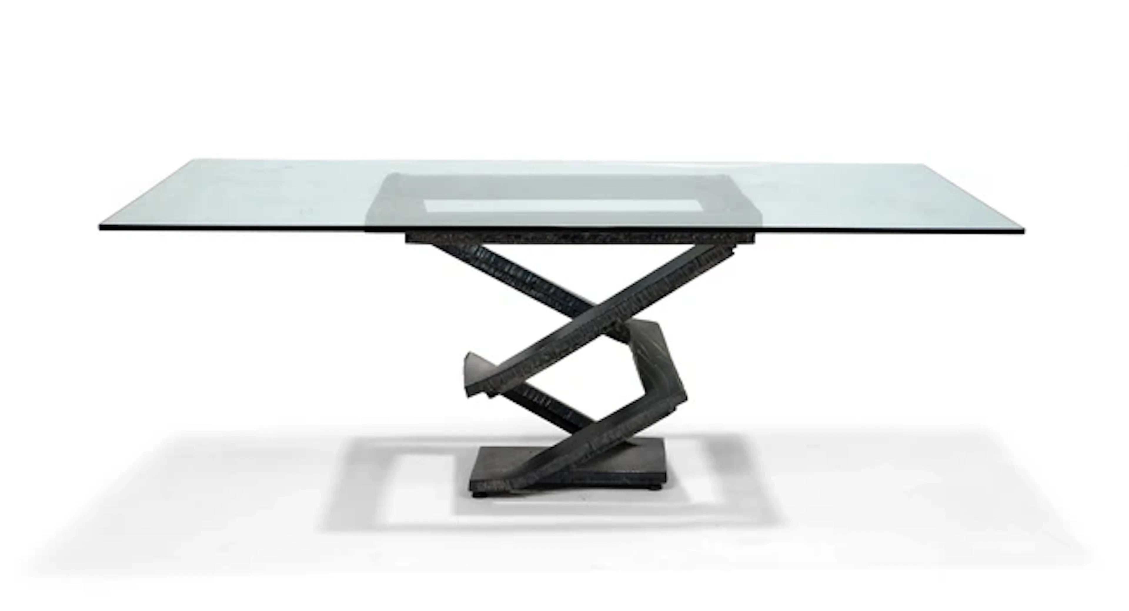 Maurice Barilone for Roche Bobois Fleur de Fer dining table