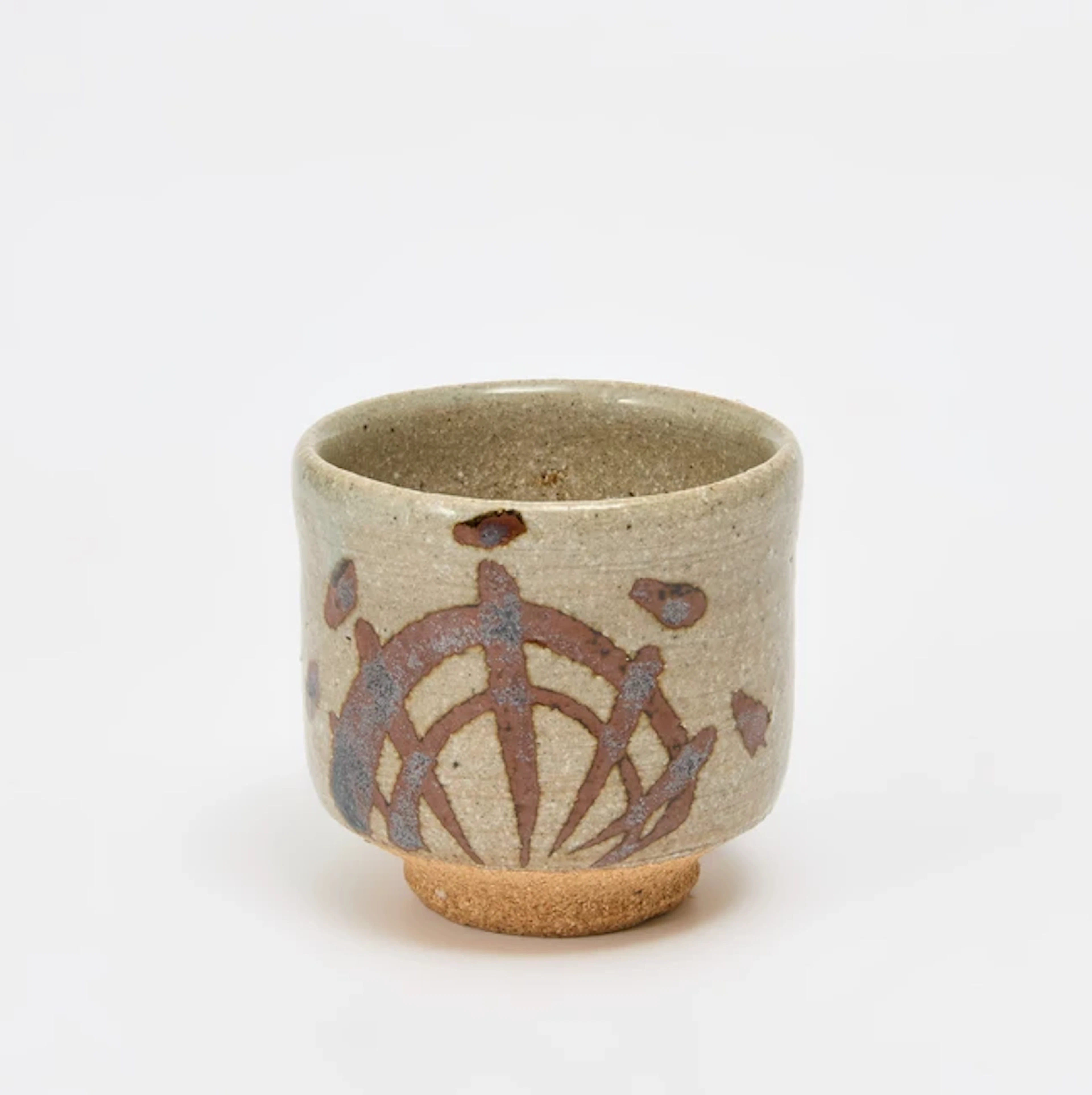 Eguchi Katsumi (b.1936) Guinomi Stoneware with iron...