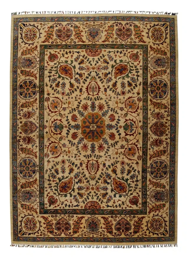 A modern "Suzani" carpet from the Rug Company