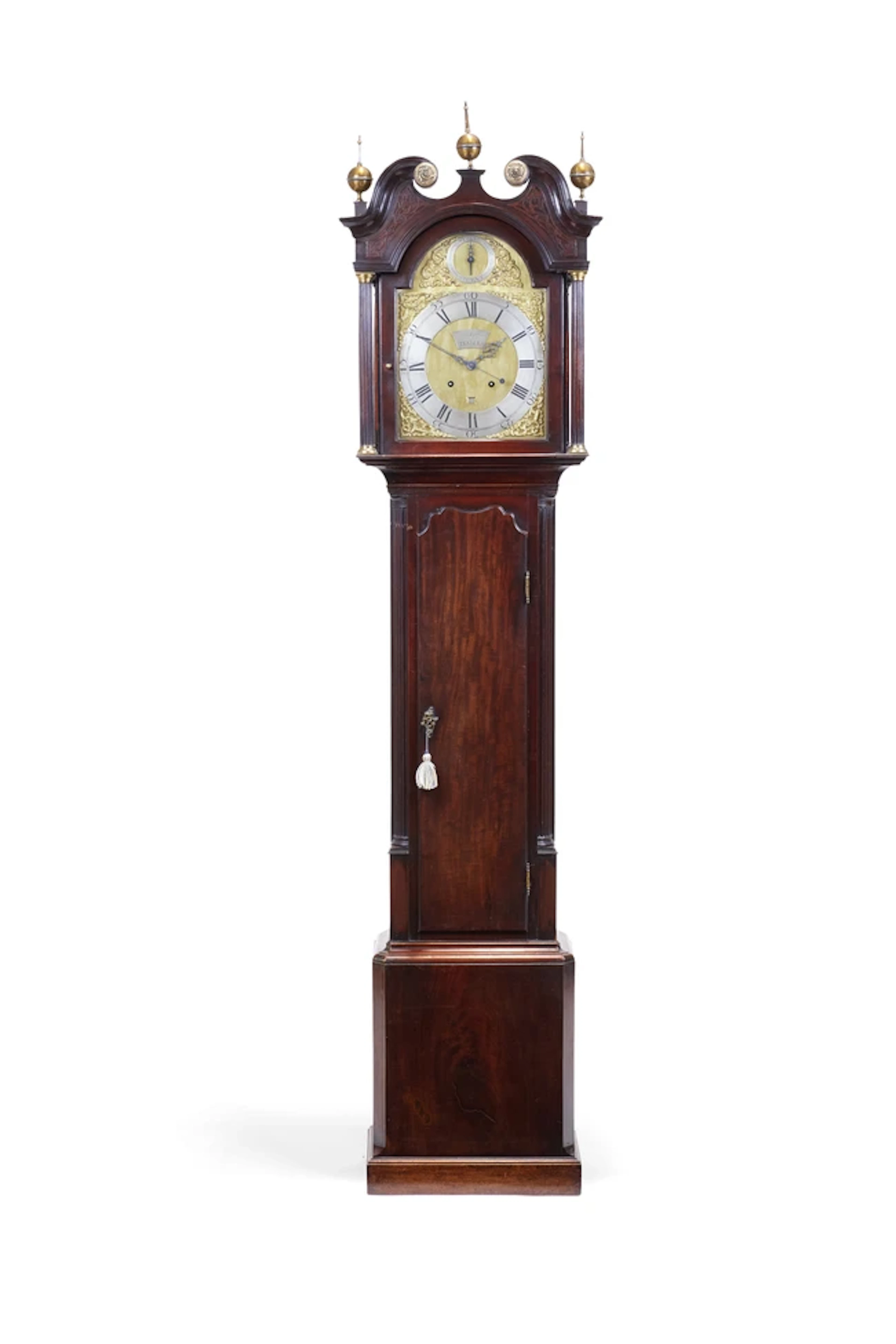 A George III mahogany long case clock