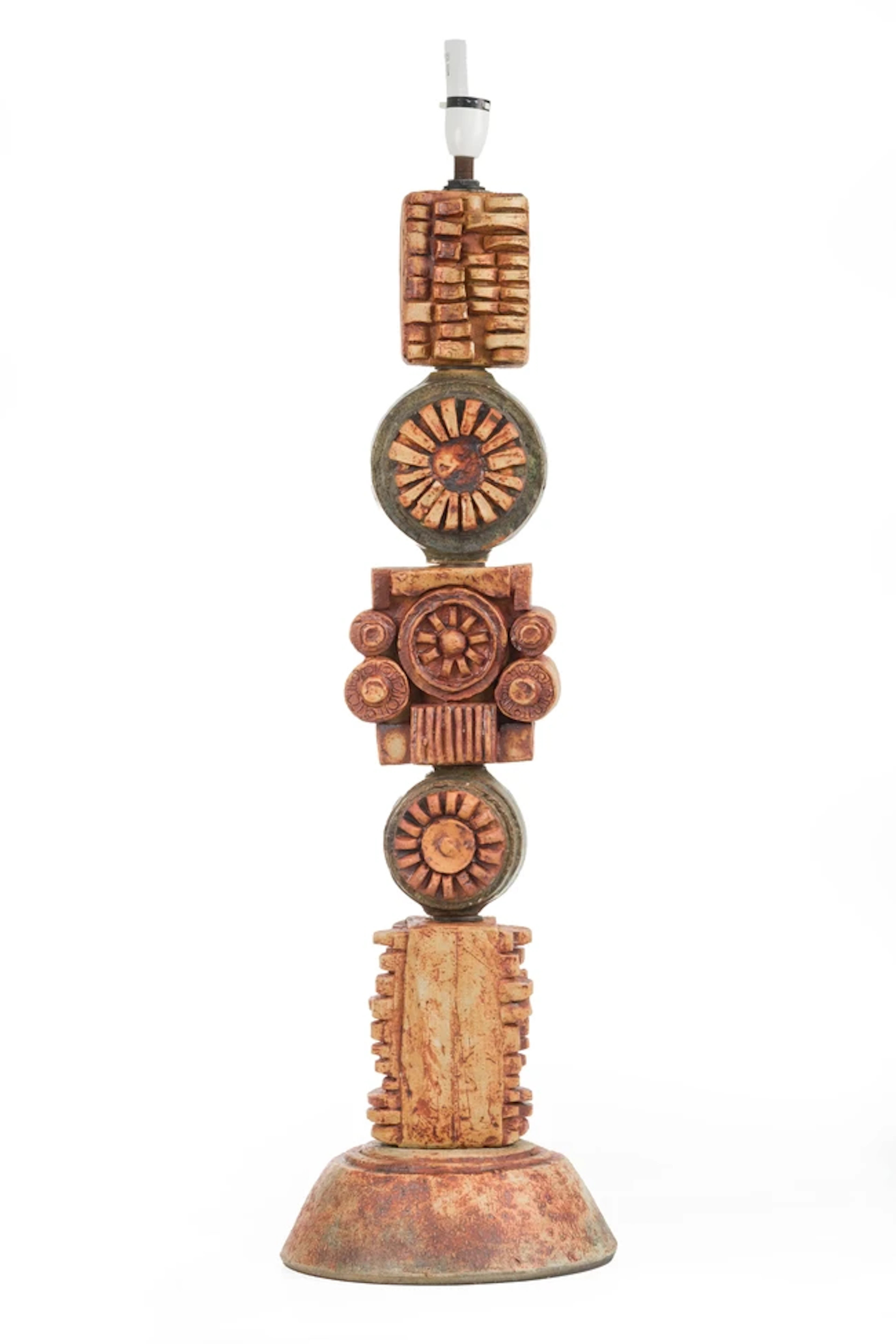 Bernard Rooke (b.1938) Totem floor lamp