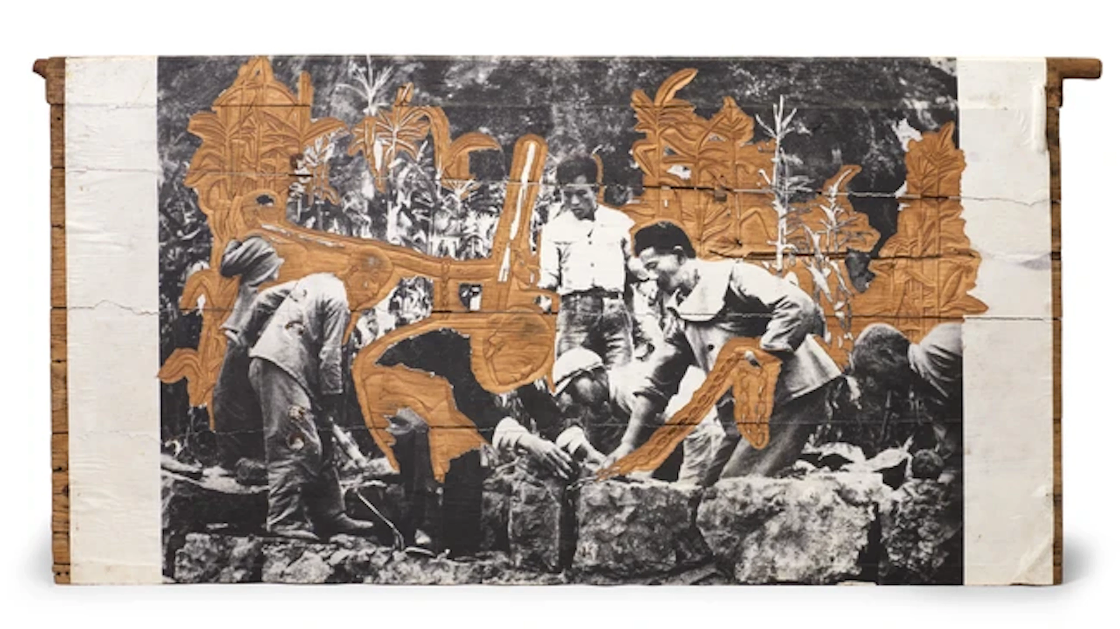 Zhang Huan (Chinese b.1965) Construction (2006)