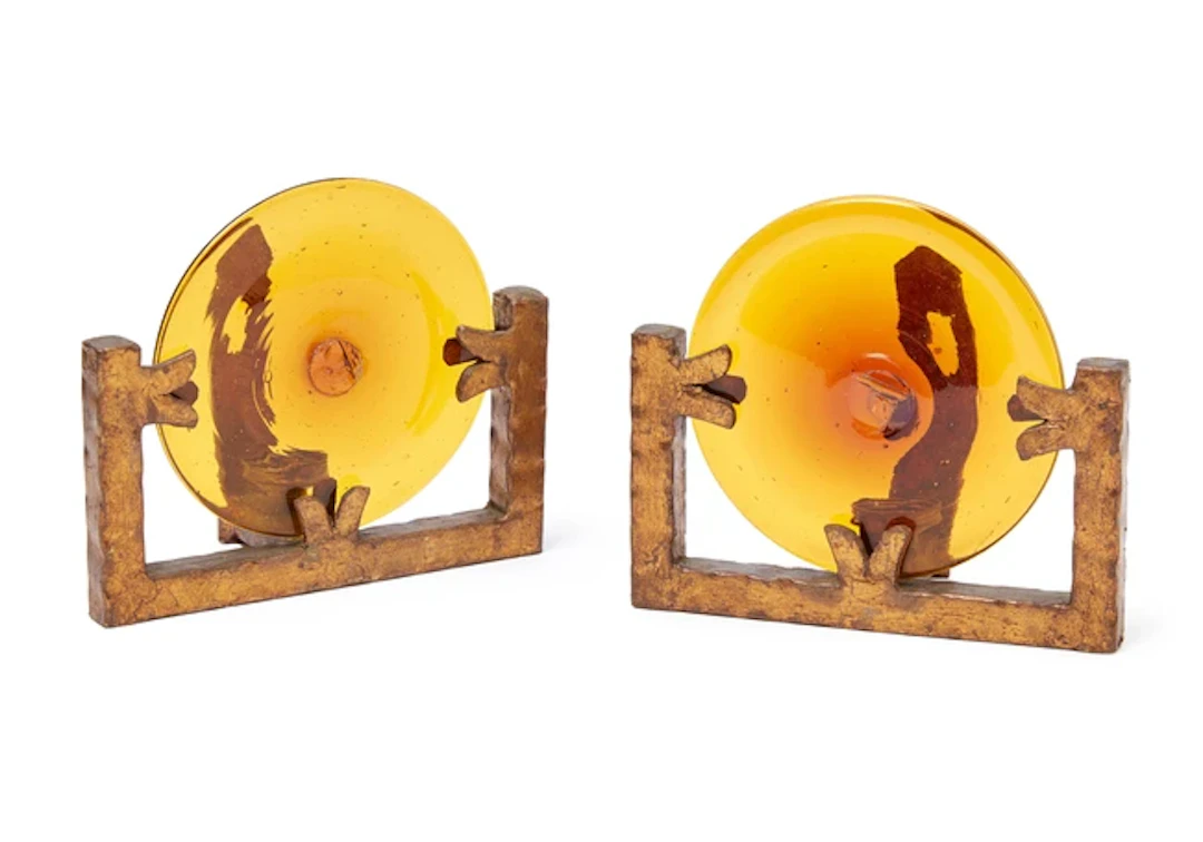 French Pair of wall lights