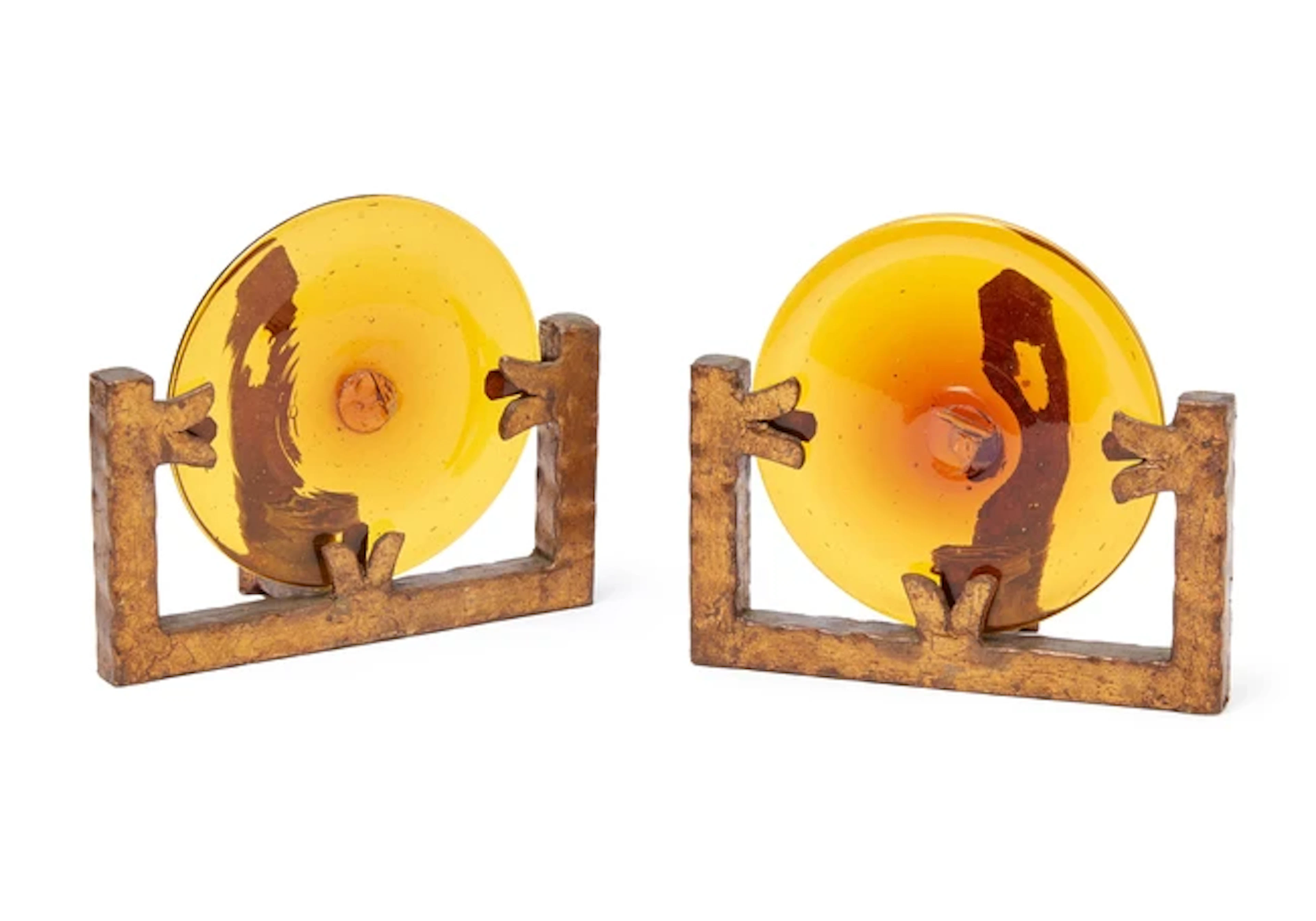 French Pair of wall lights