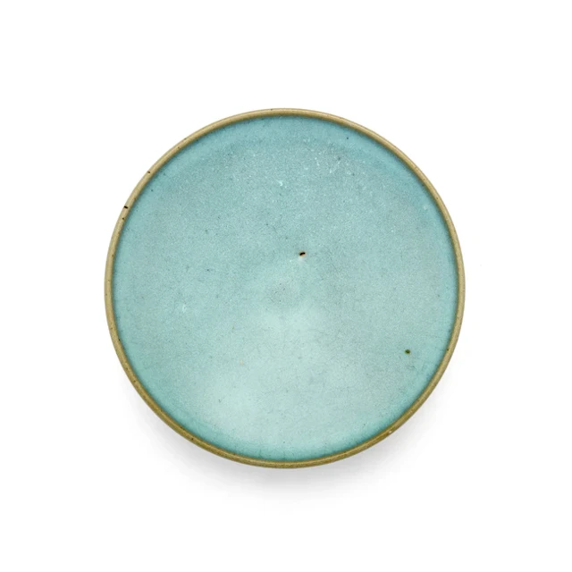 A Chinese Junyao sky-blue glazed dish Song dynasty Rising...