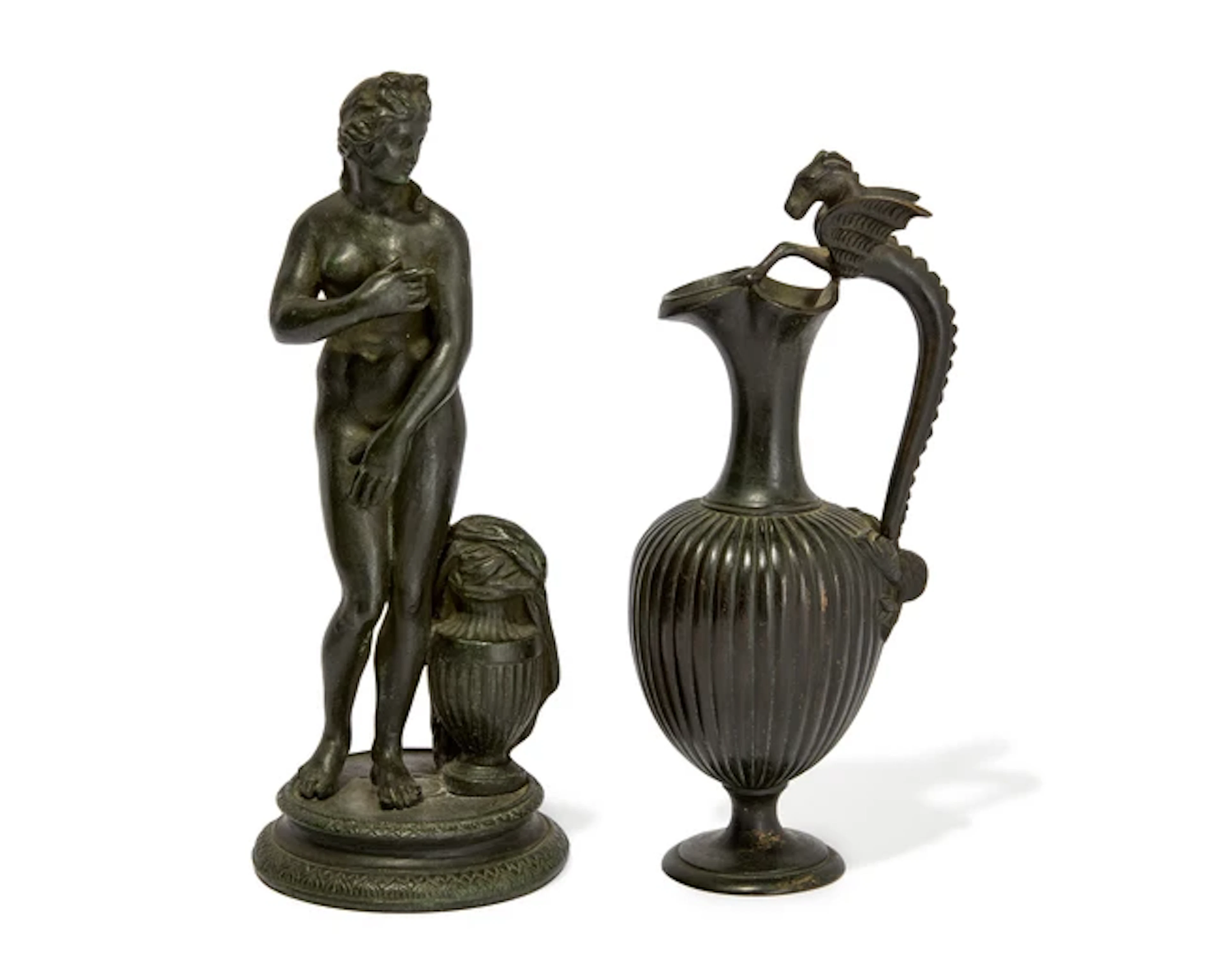 A Neapolitan bronze model of the Medici Venus