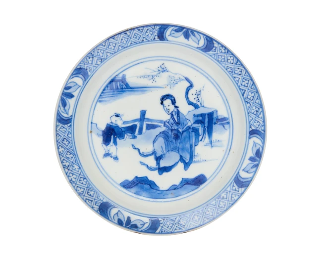 This lot is offered without reserve A Chinese blue and...