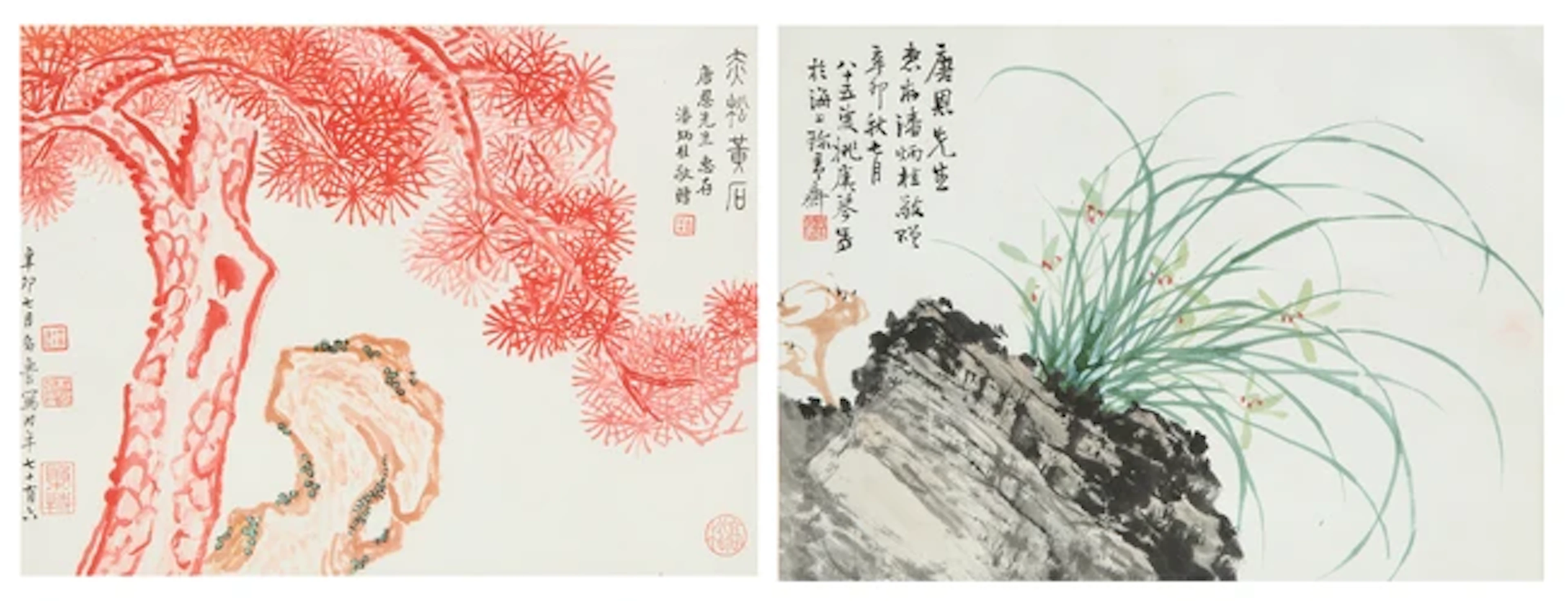 Yao Yuqin (1867 - 1961) and Gao Cundao (Shifeng) (1876...