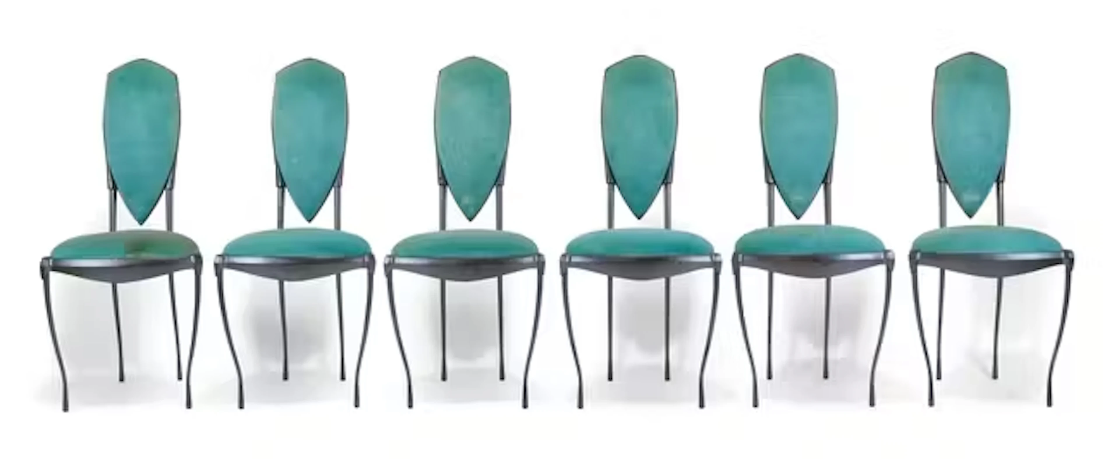 Mark Brazier-Jones (b.1956) Six 'St James' dining chairs