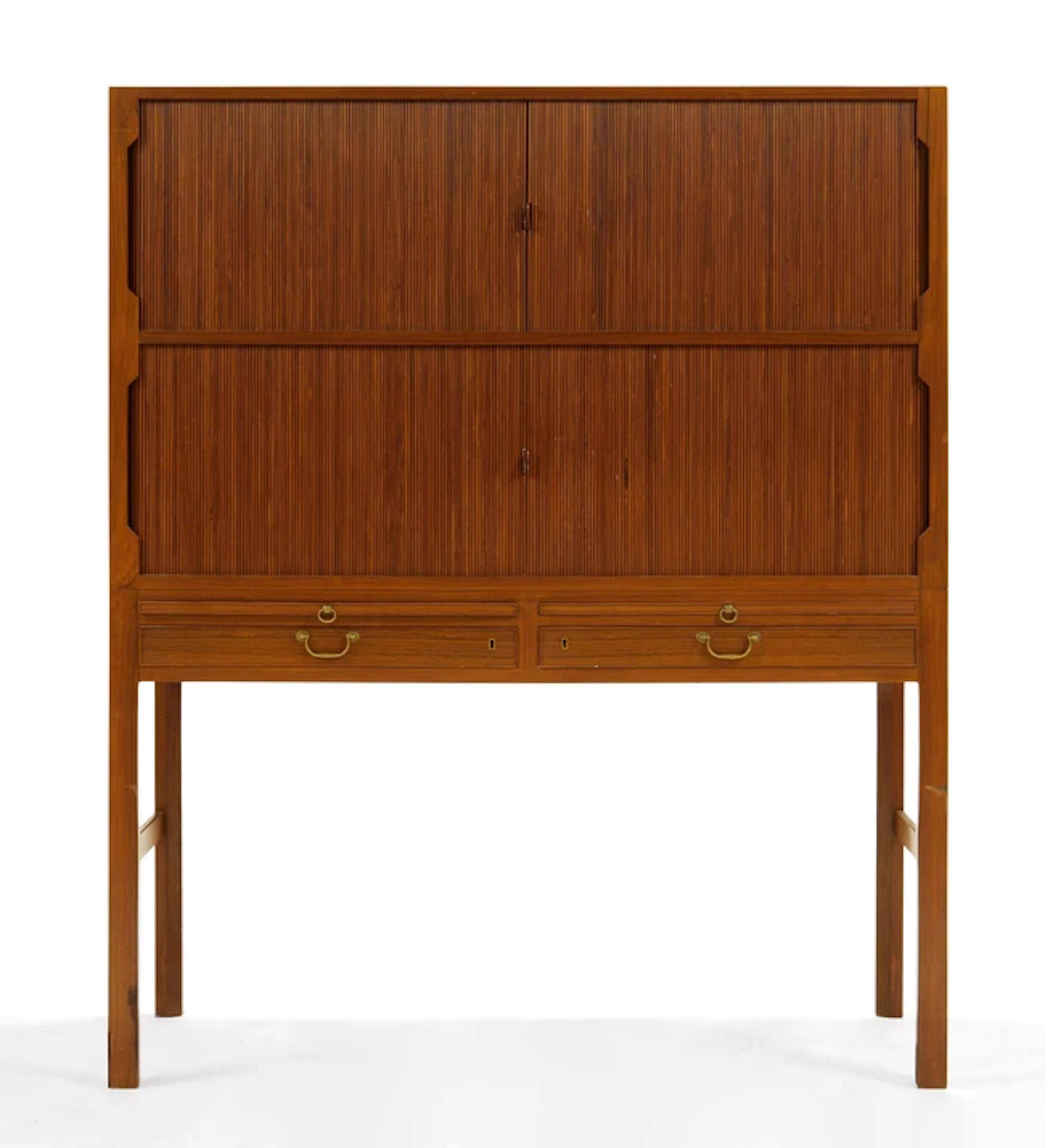 Ole Wanscher (1903-1985) produced by A.J Iversen Tambour cabinet