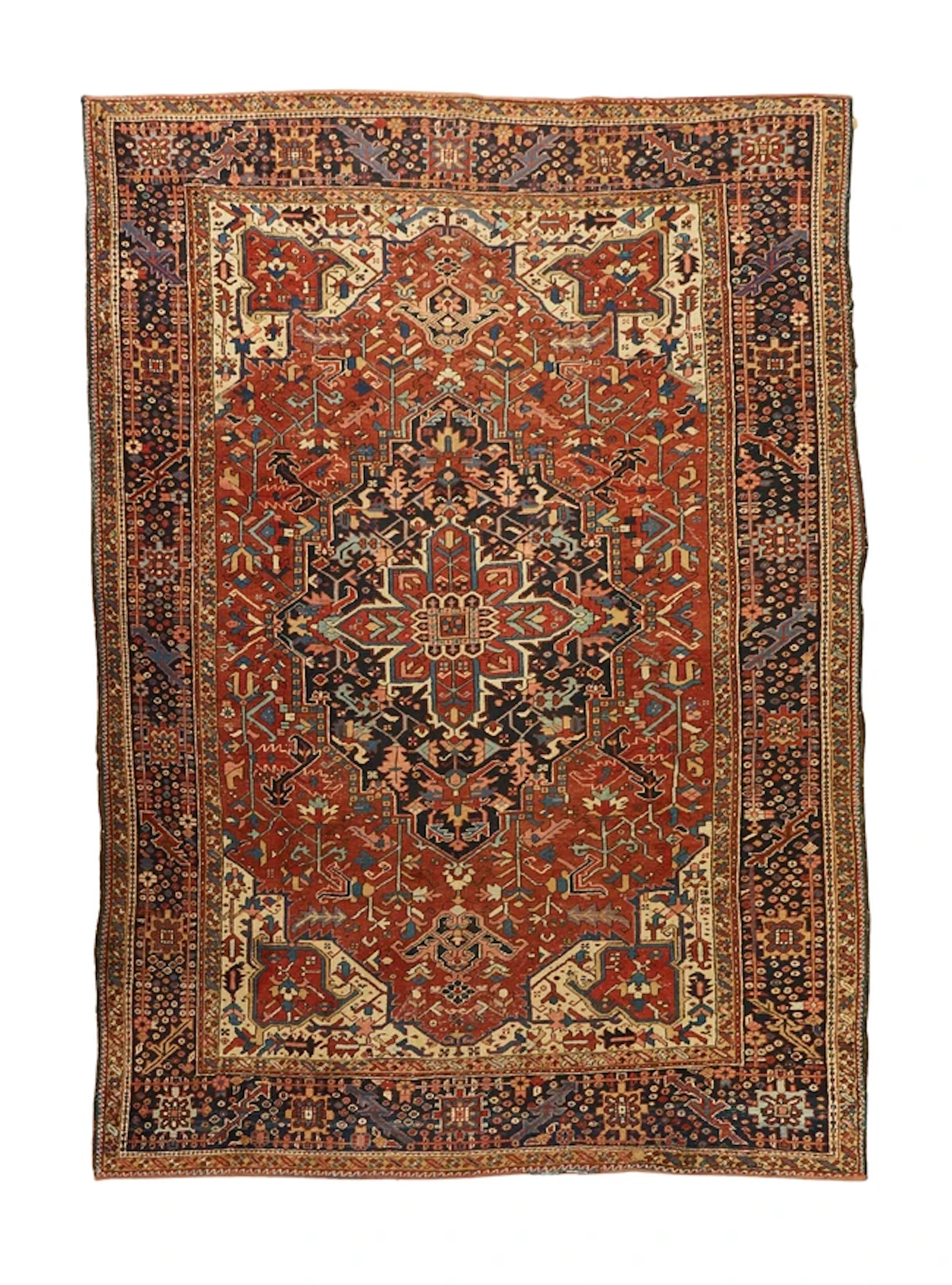 A Persian Heriz carpet