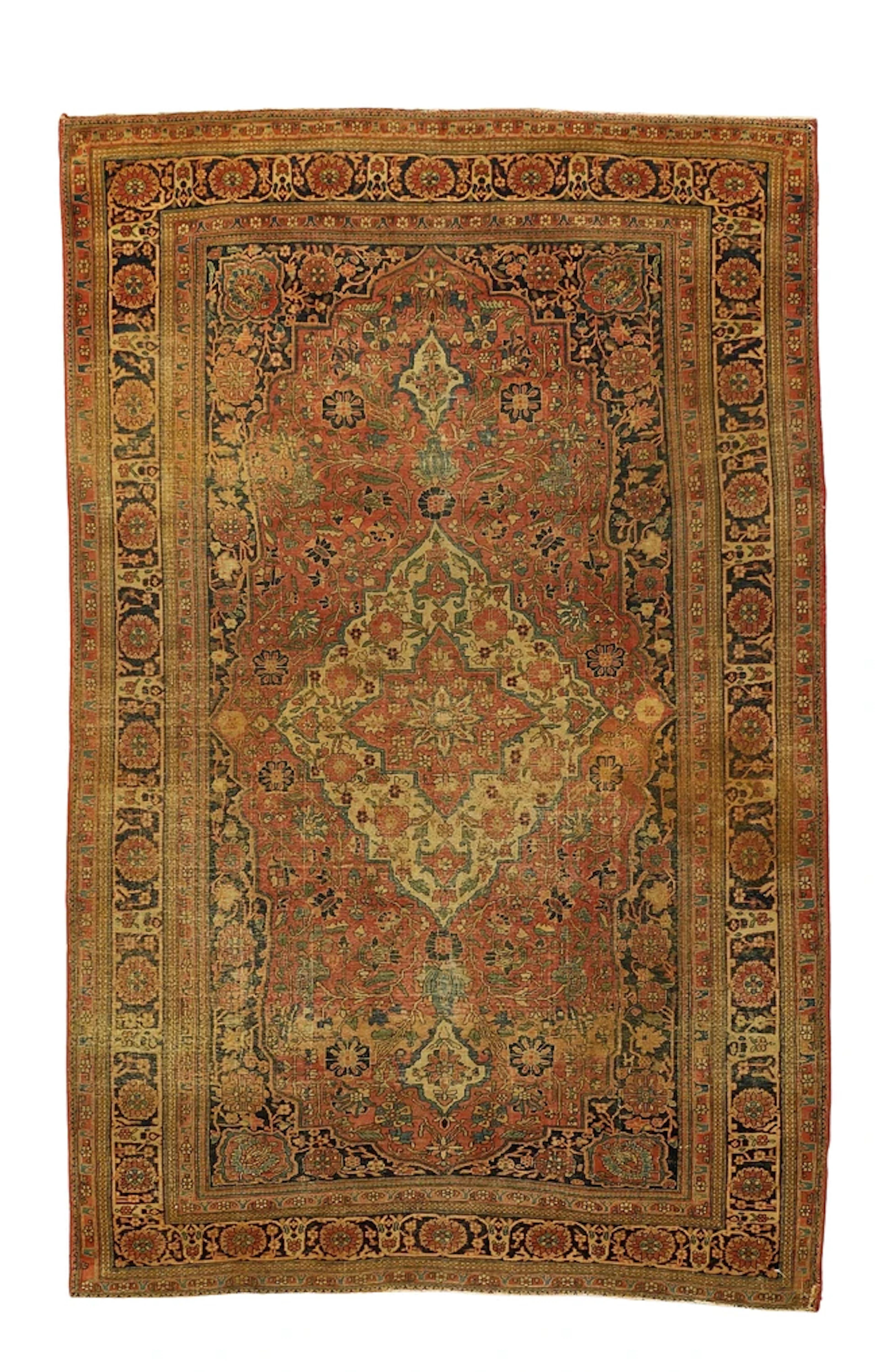 A Persian Kashan rug