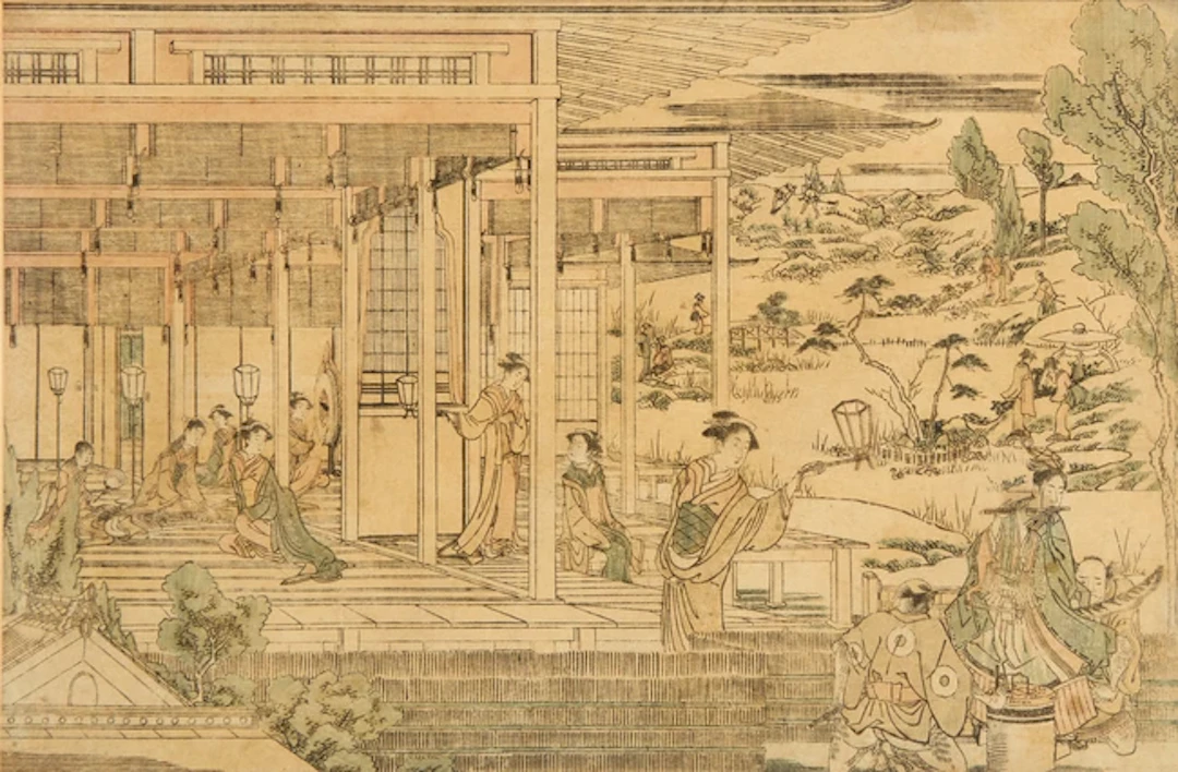 Katsushika Hokusai (1760-1849) Japanese wood block print
