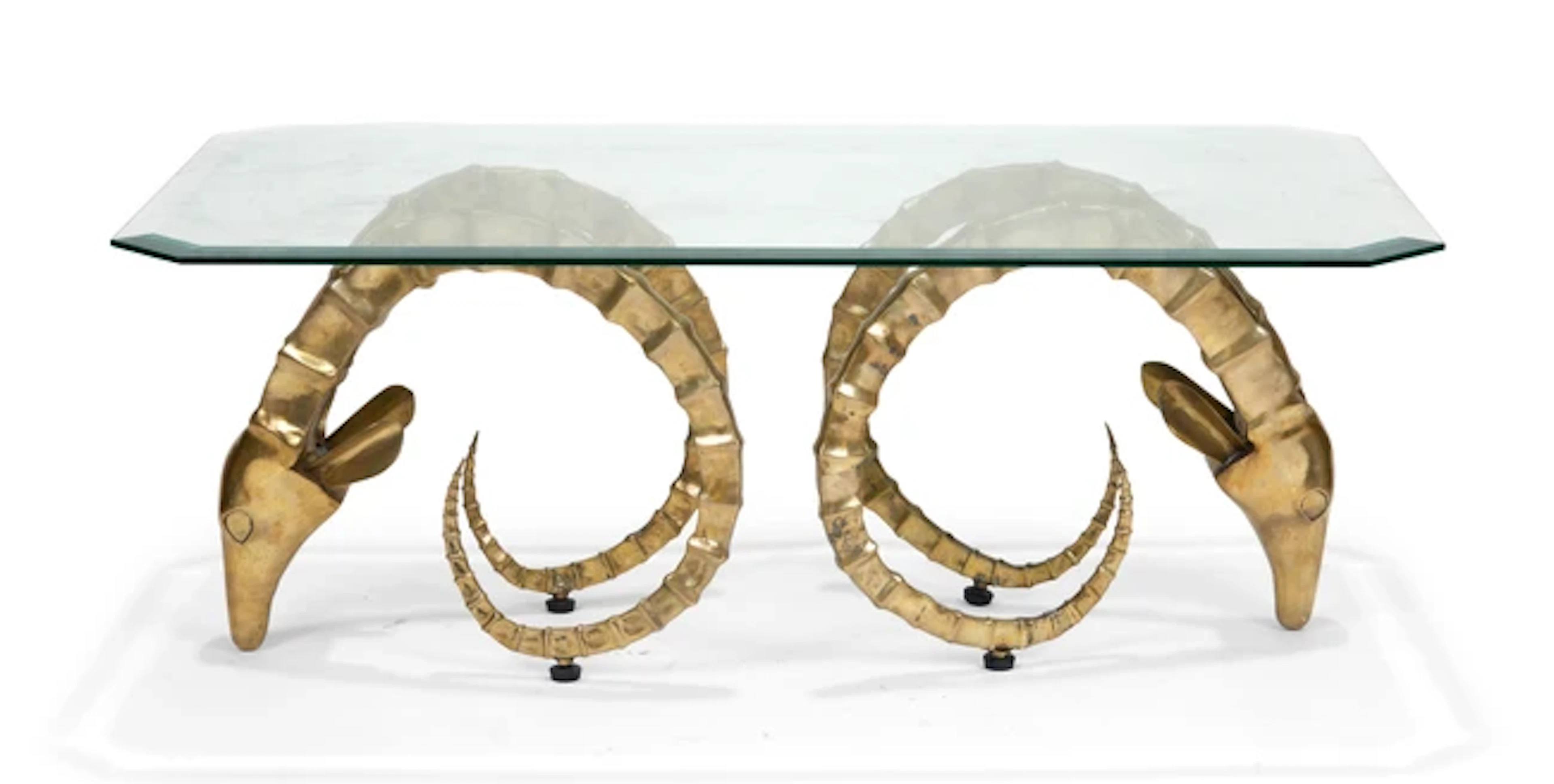 Attributed to Alain Chervet Ibex coffee table