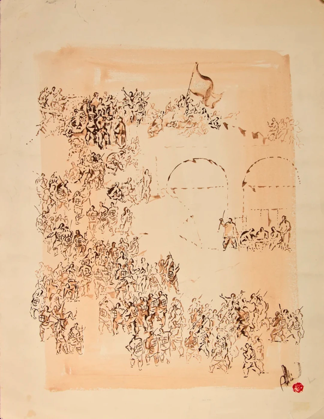 Abidin Dino (Turkish 1913-1993) Untitled
