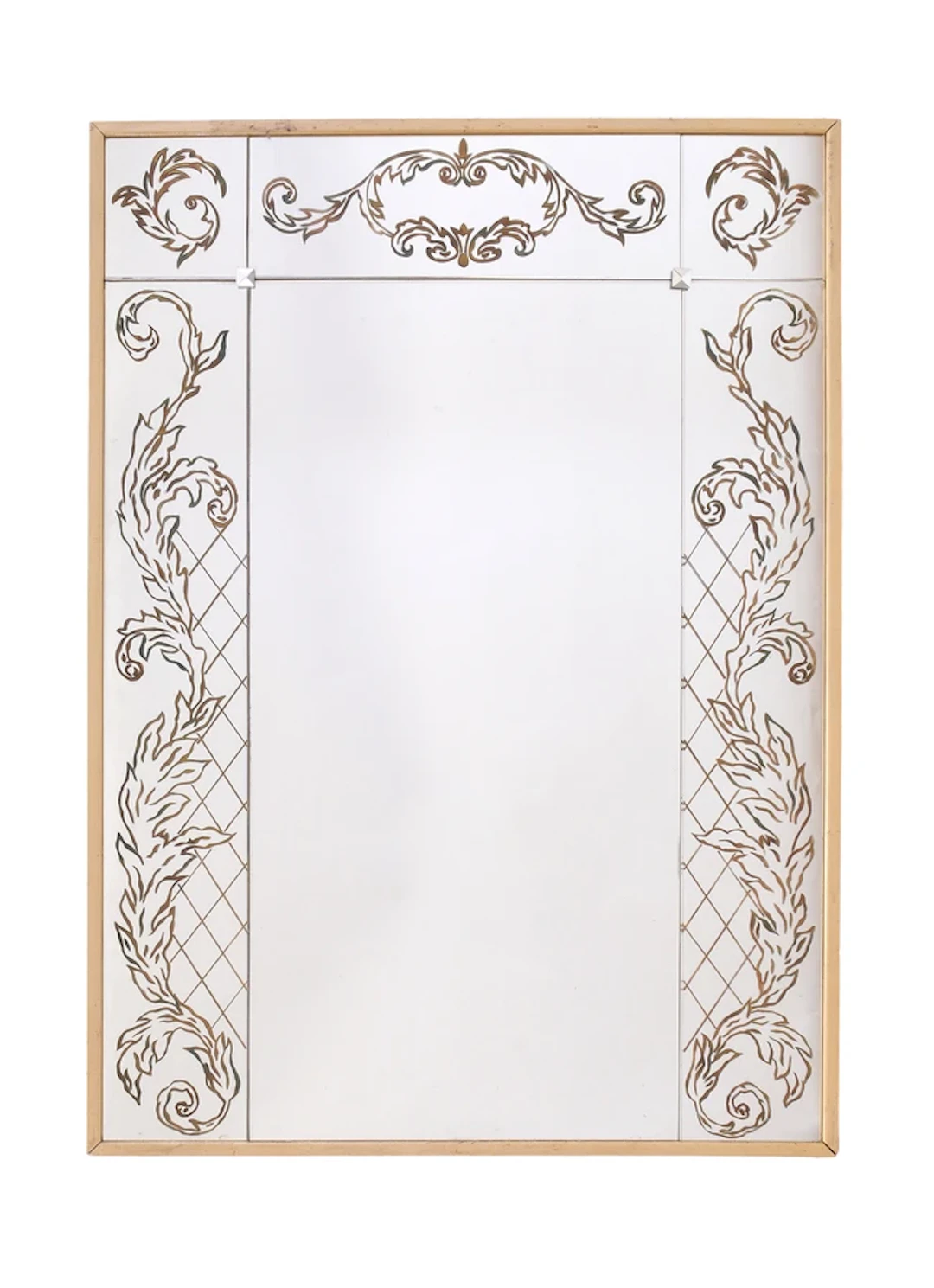 Continental Large overmantel mirror