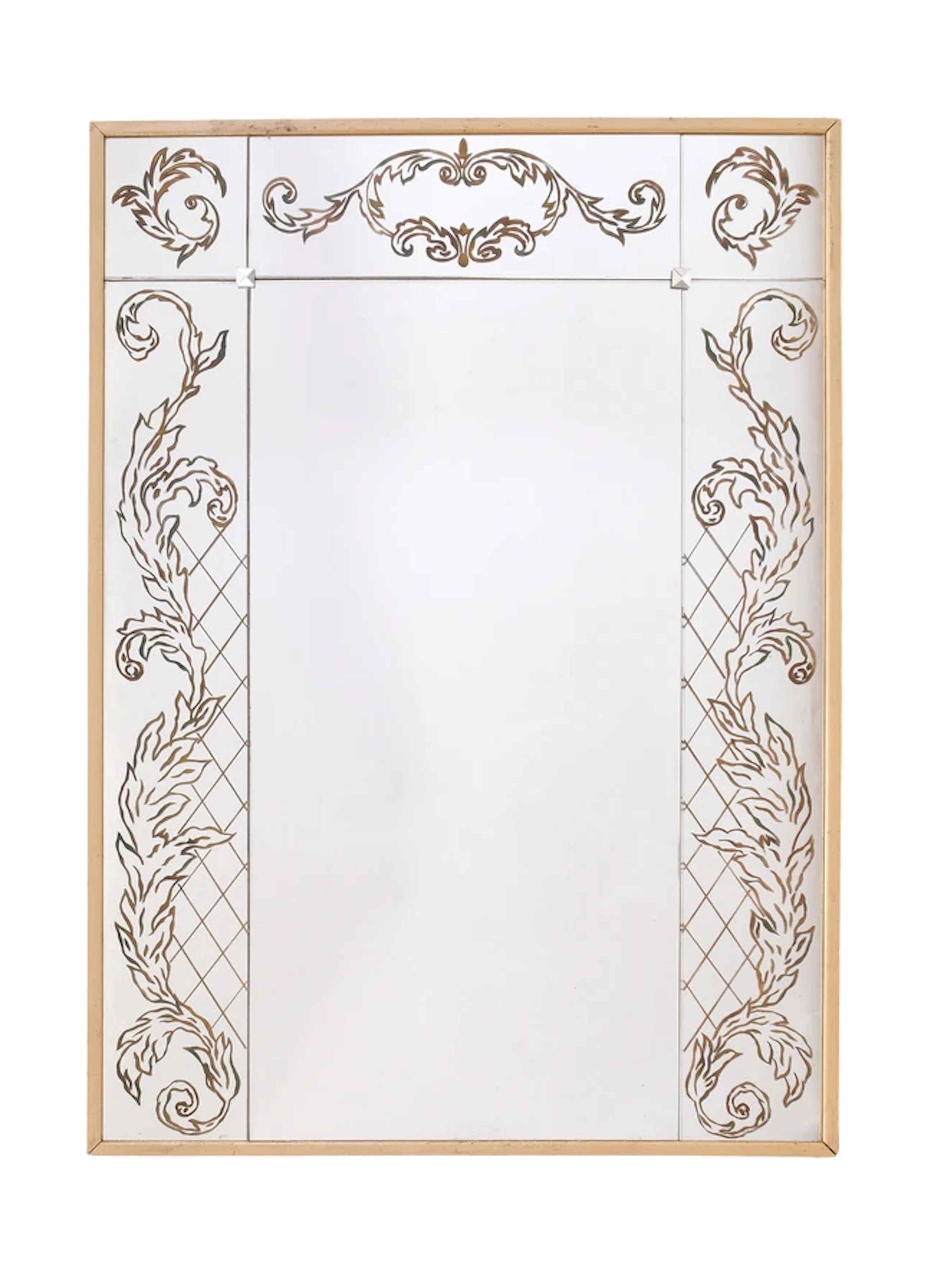 Continental Large overmantel mirror