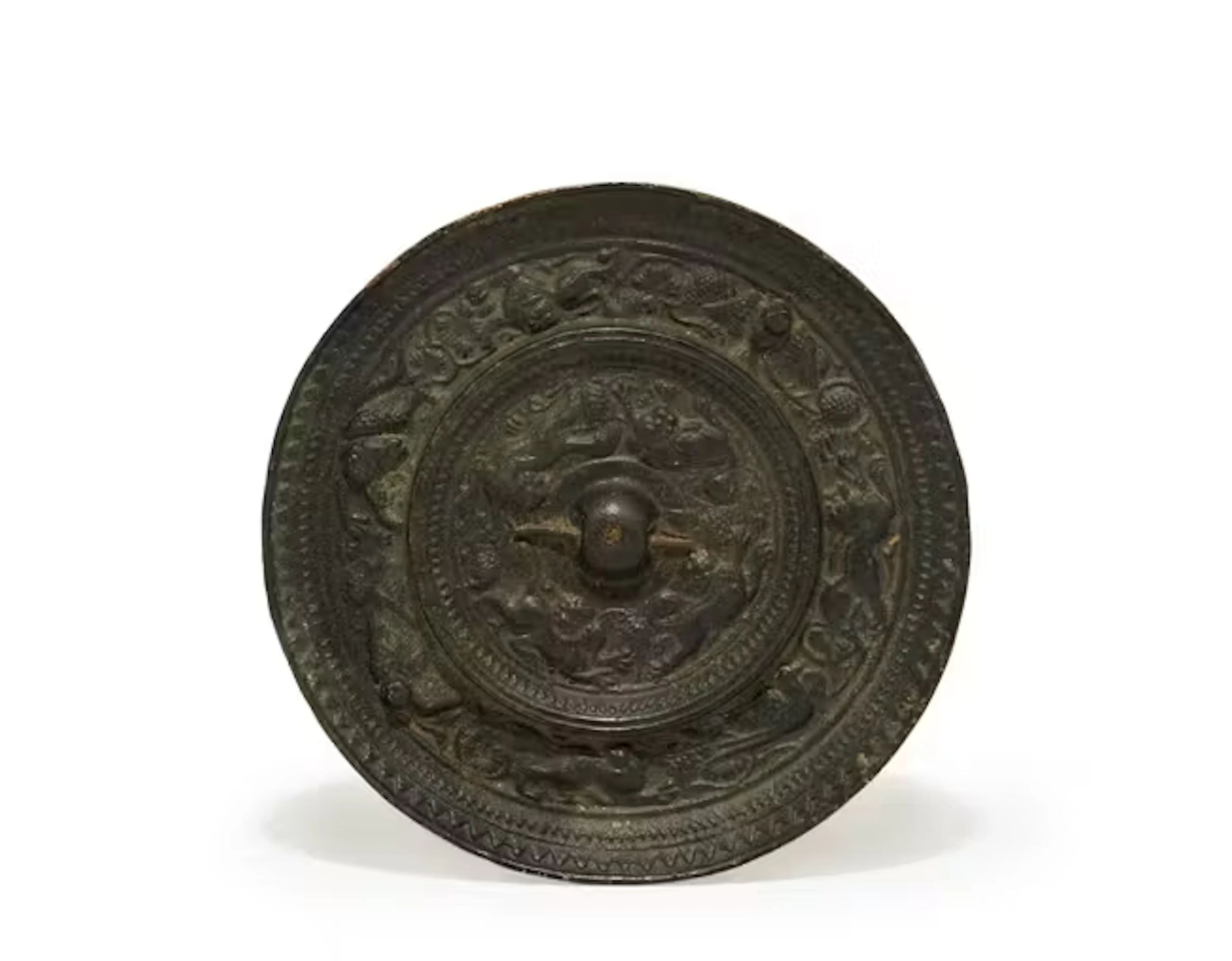 To be sold without reserve A Chinese bronze 'lion and...