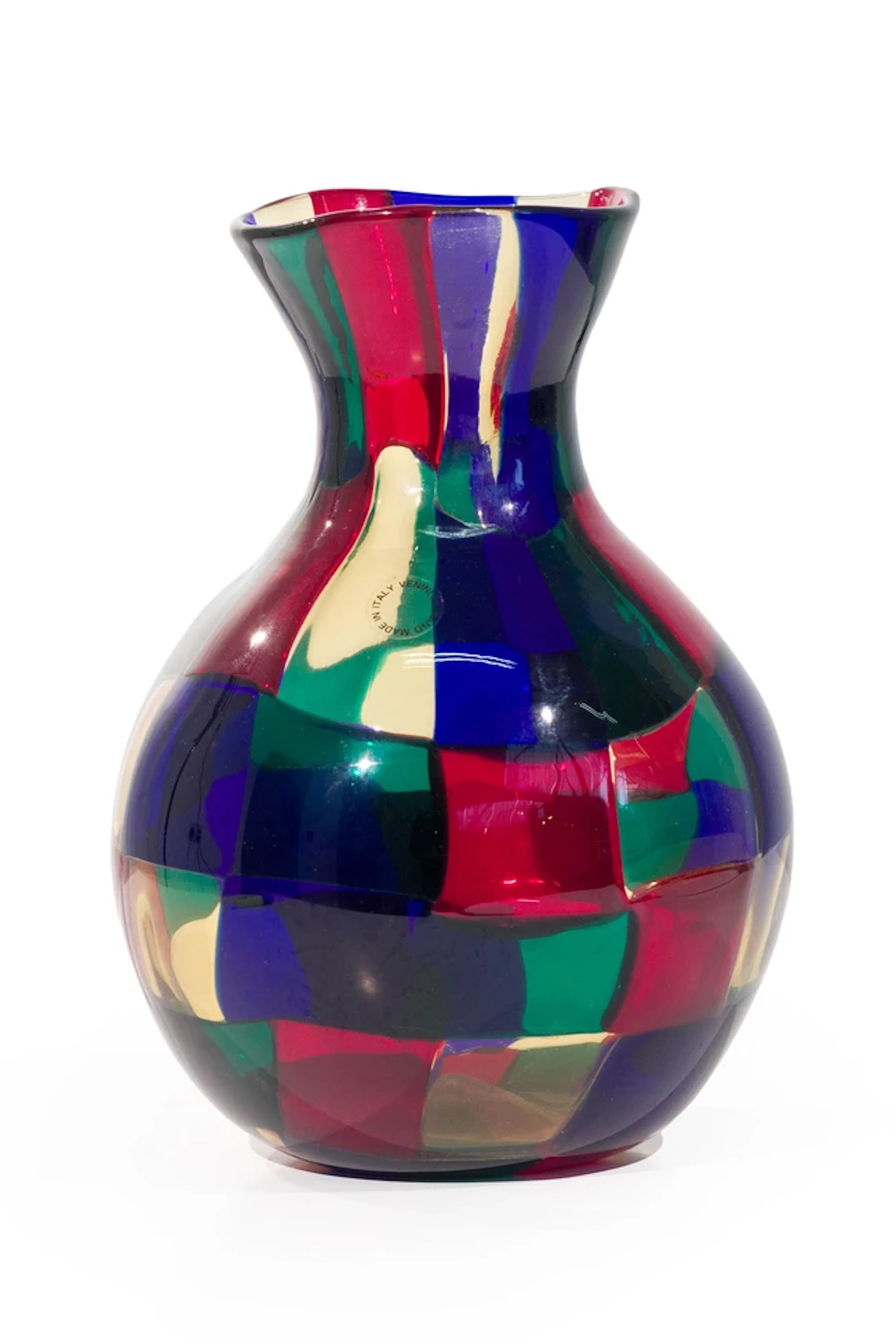 Fulvio Bianconi (1915-1996) for Venini Pezzato bottle vase