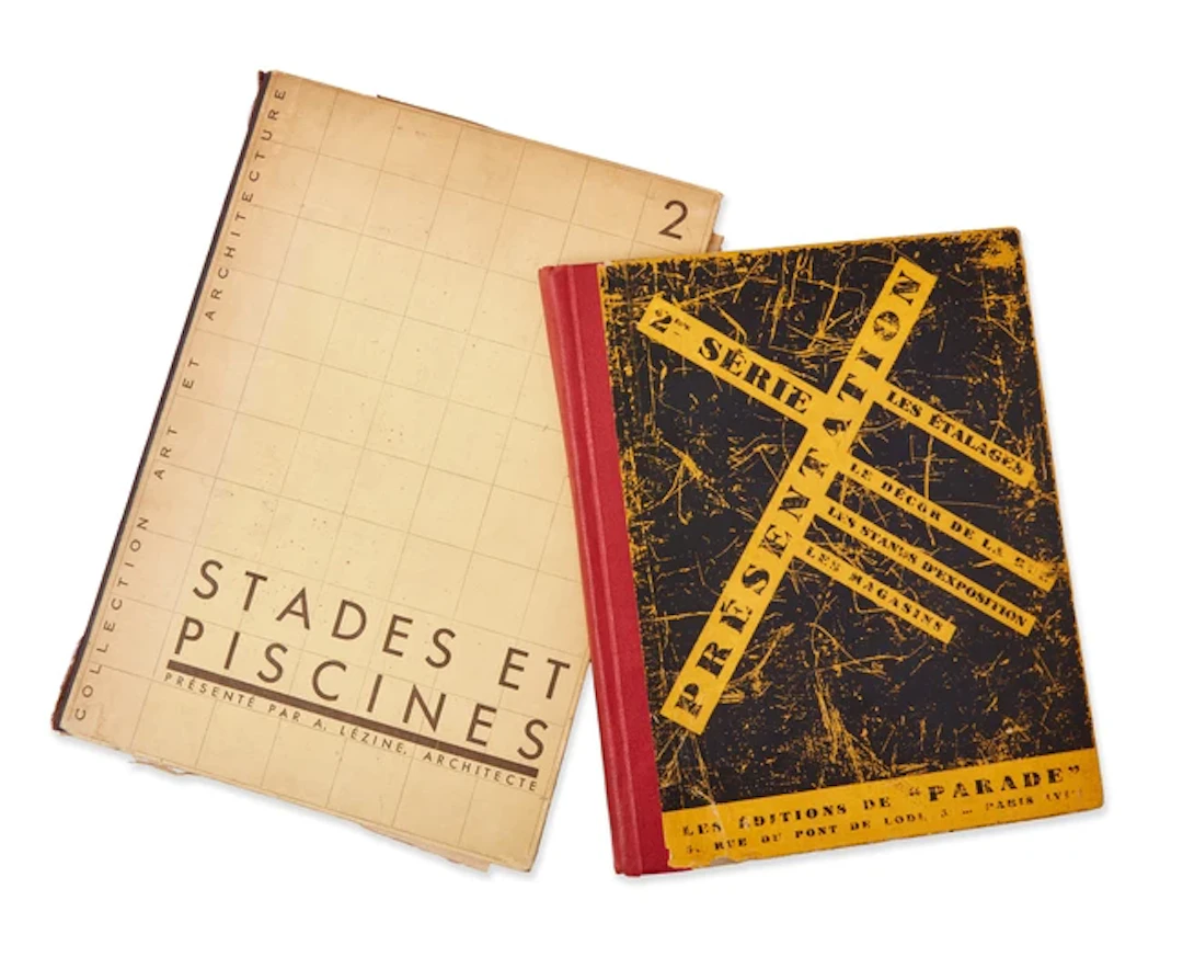 Two Publications Relating to Art Deco Storefront Design...