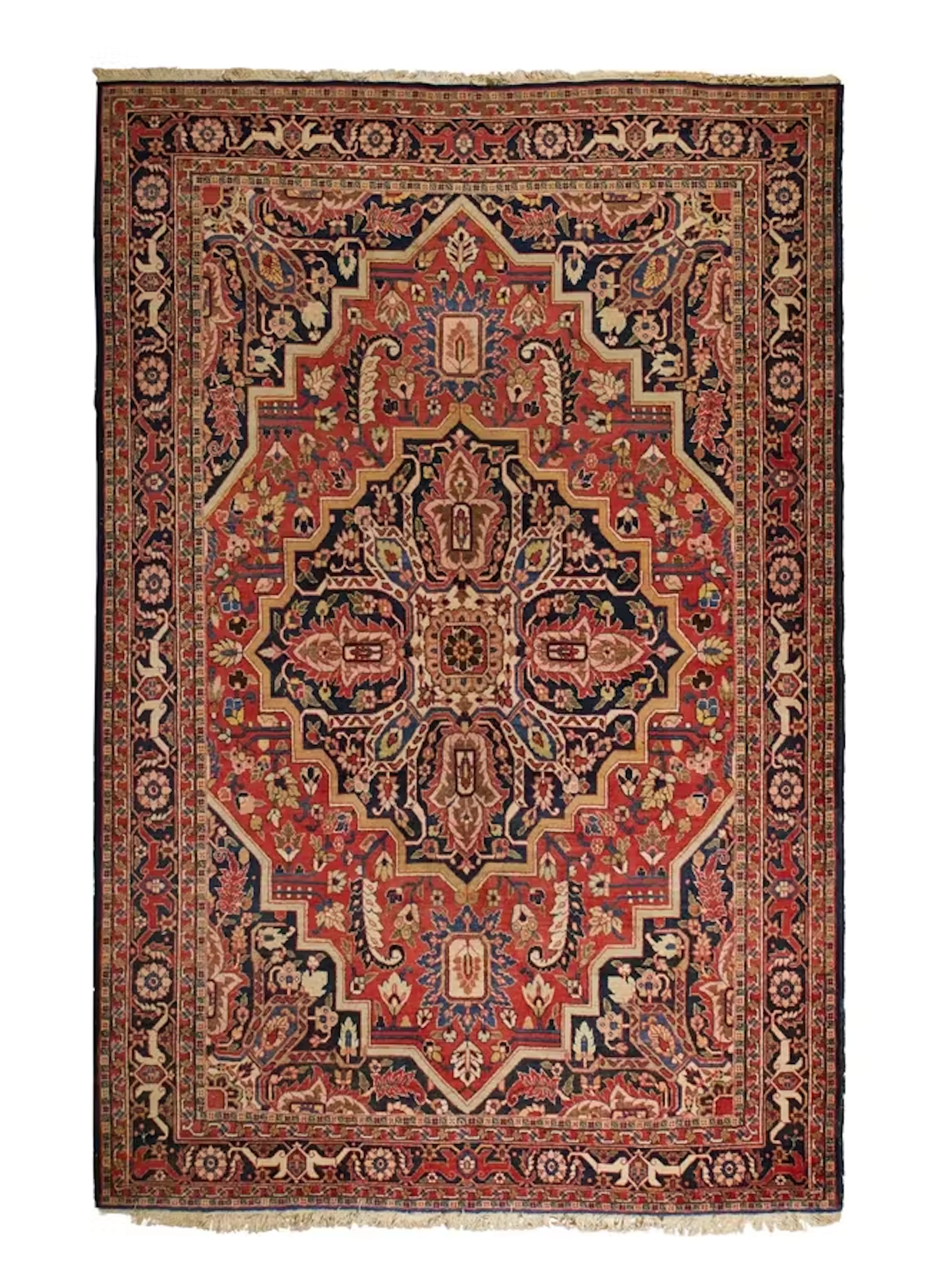 A Persian Heriz carpet