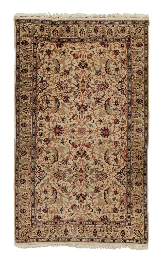 A Persian Kashan rug