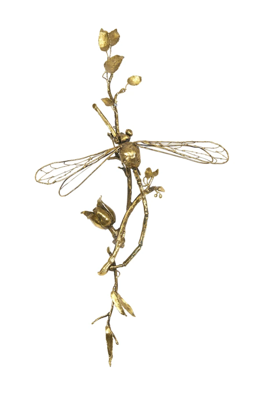 Gilbert Liblin (b.1954) Dragonfly wall light