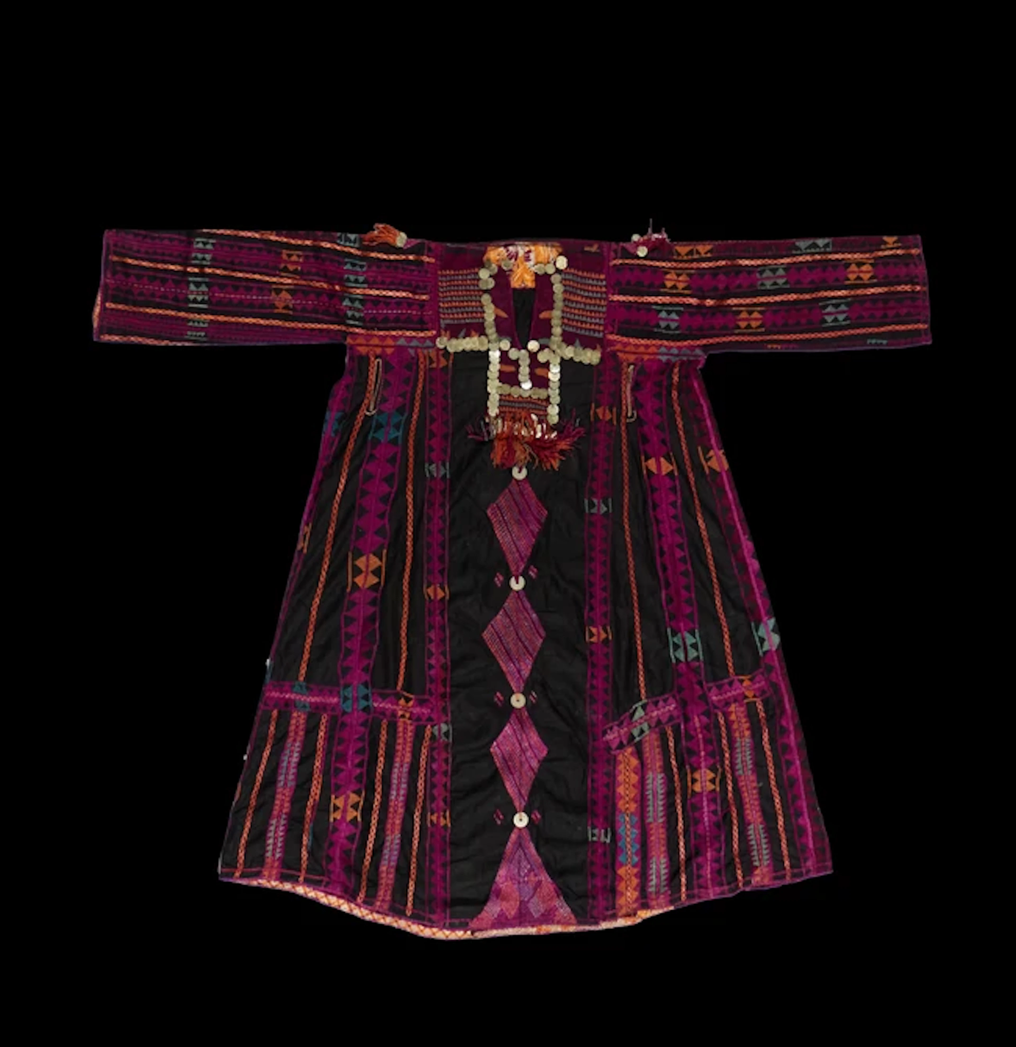 An embroidered robe