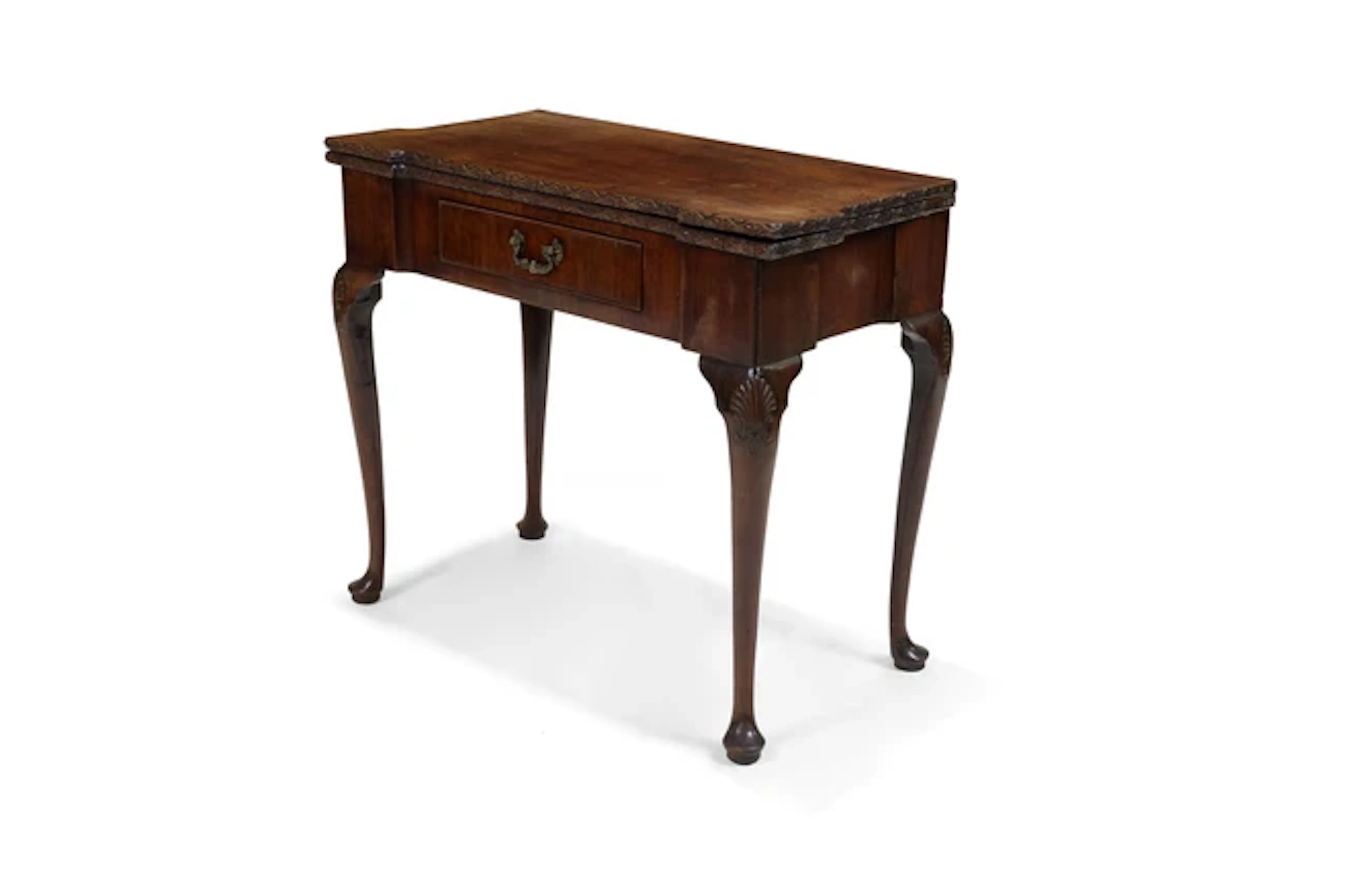 A George III mahogany tea table