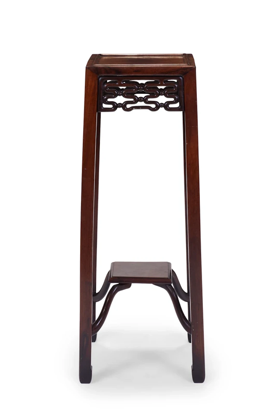 A Chinese Ming-style hongmu incense stand Late Qing...
