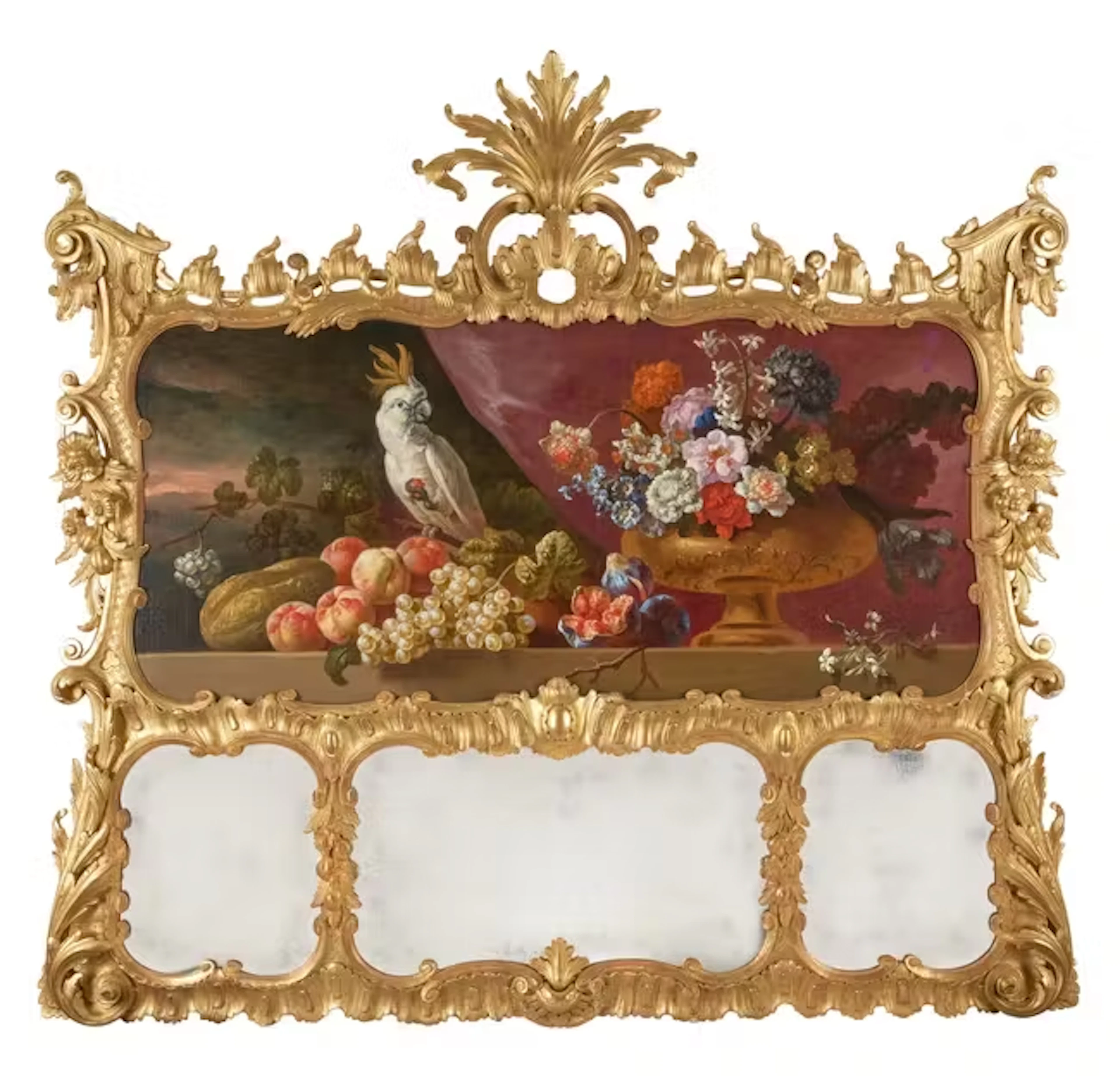 A Trumeau Mirror