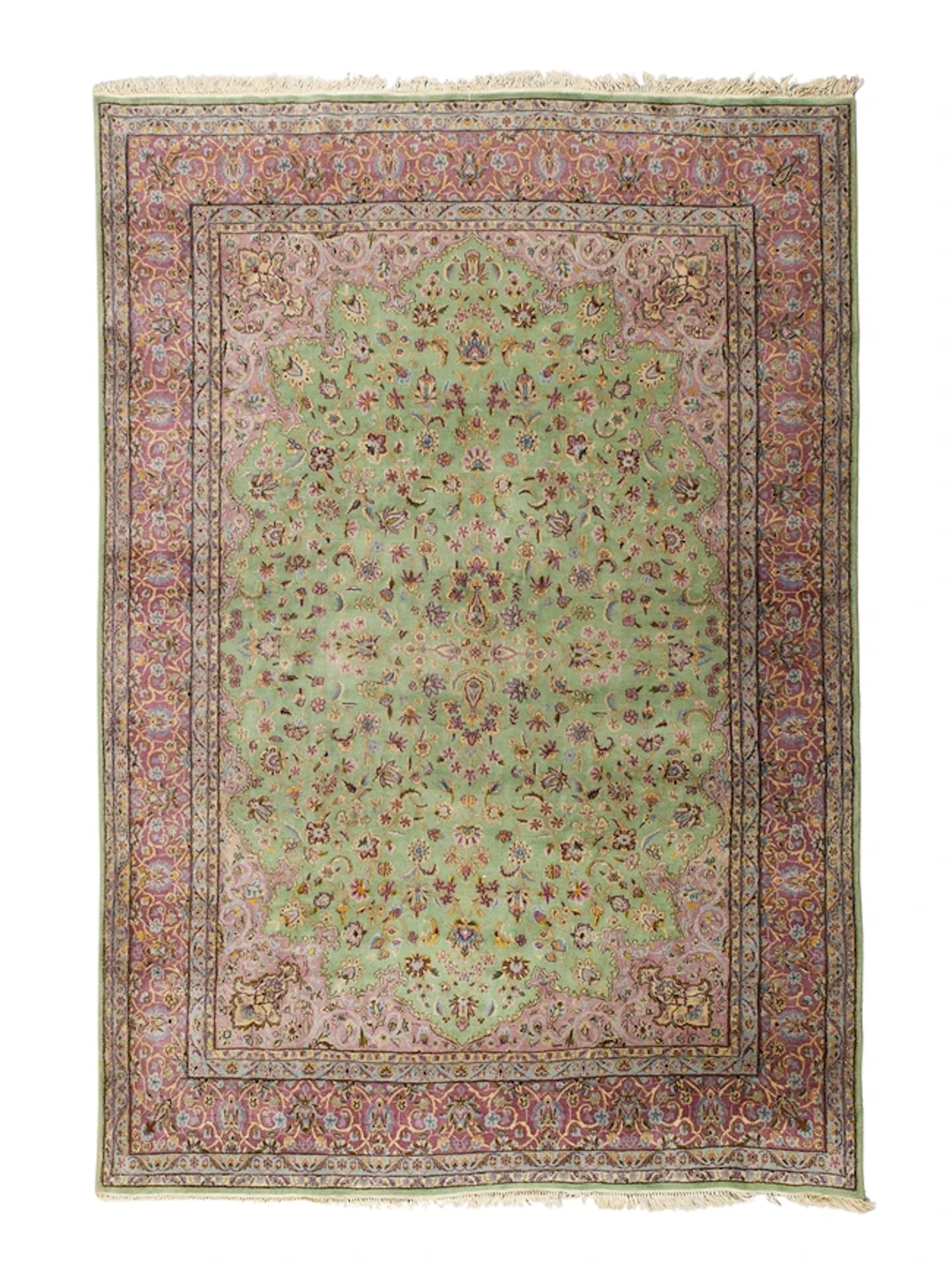 A Persian Tabriz carpet