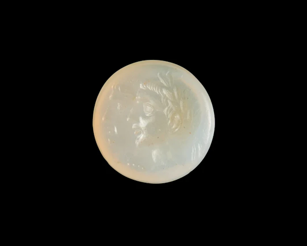 A Roman chalcedony jugate intaglio of the Imperial family