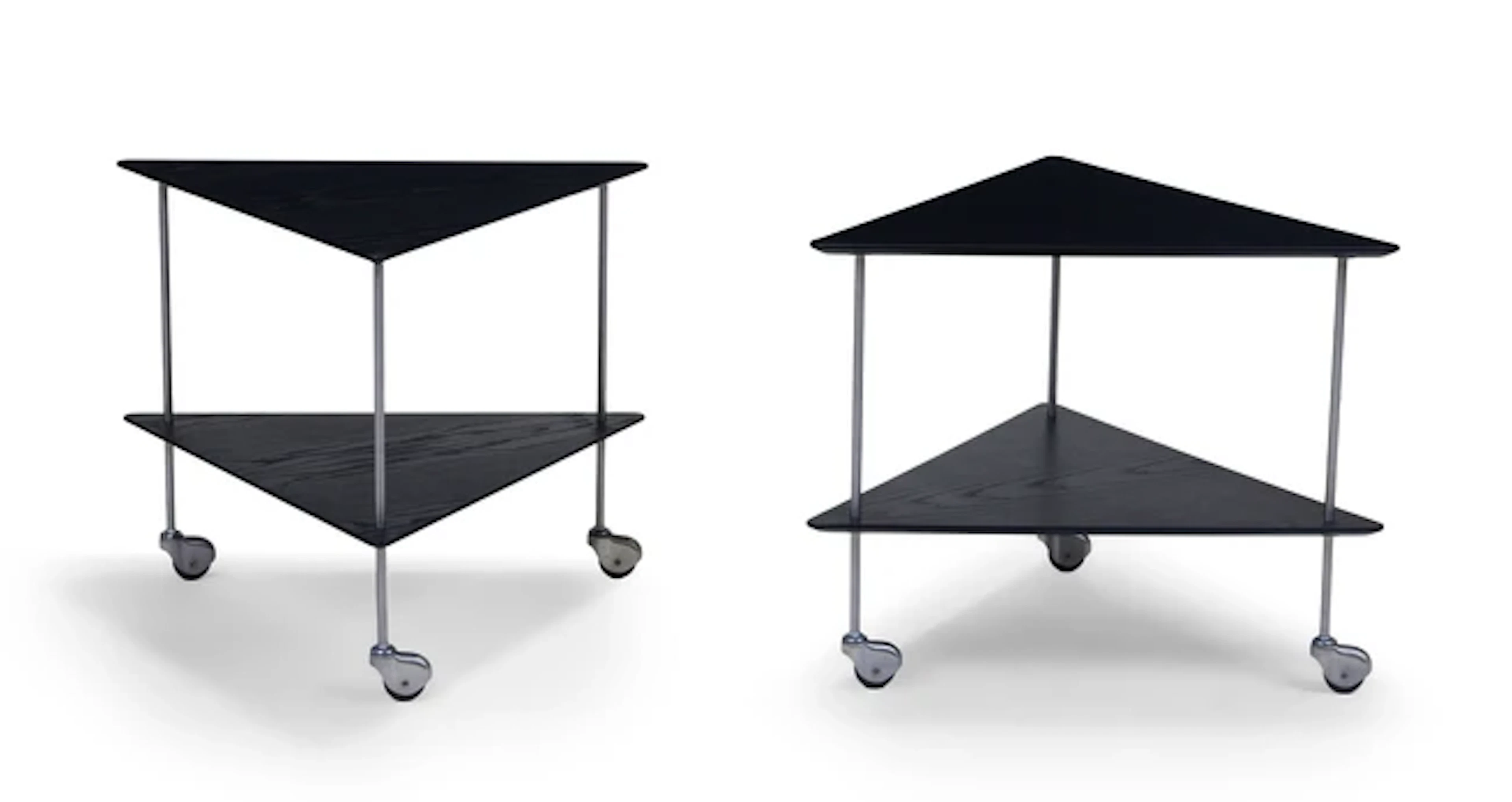 Arne Jacobsen (1902-1971) for Frits Hansen Pair of ‘AJ’ trolleys